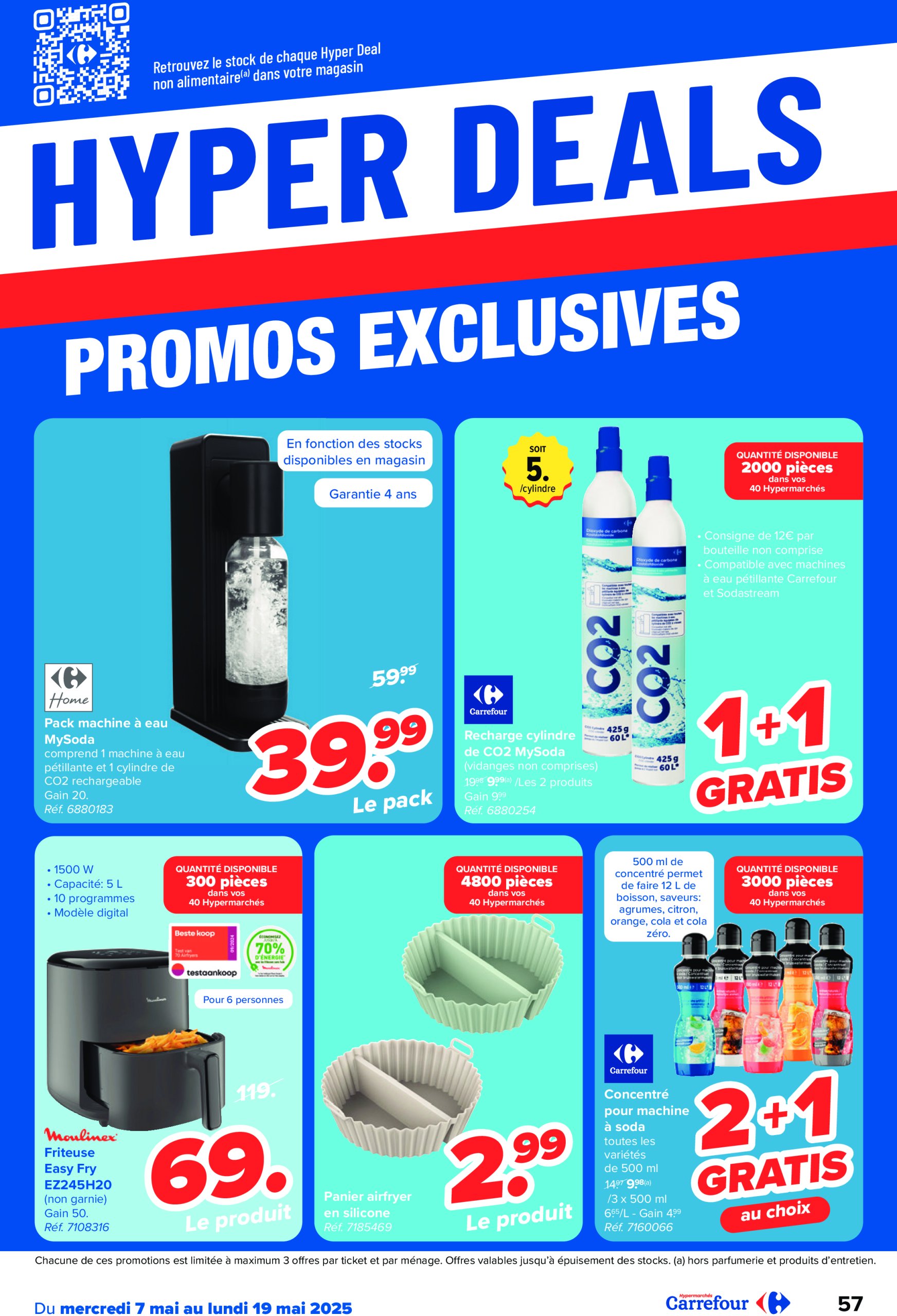 carrefour - Carrefour Hypermarchés folder geldig vanaf 07/05 - 19/05 - page: 57 carrefour - Carrefour Hypermarchés folder geldig vanaf 07/05 - 19/05 - page: 57