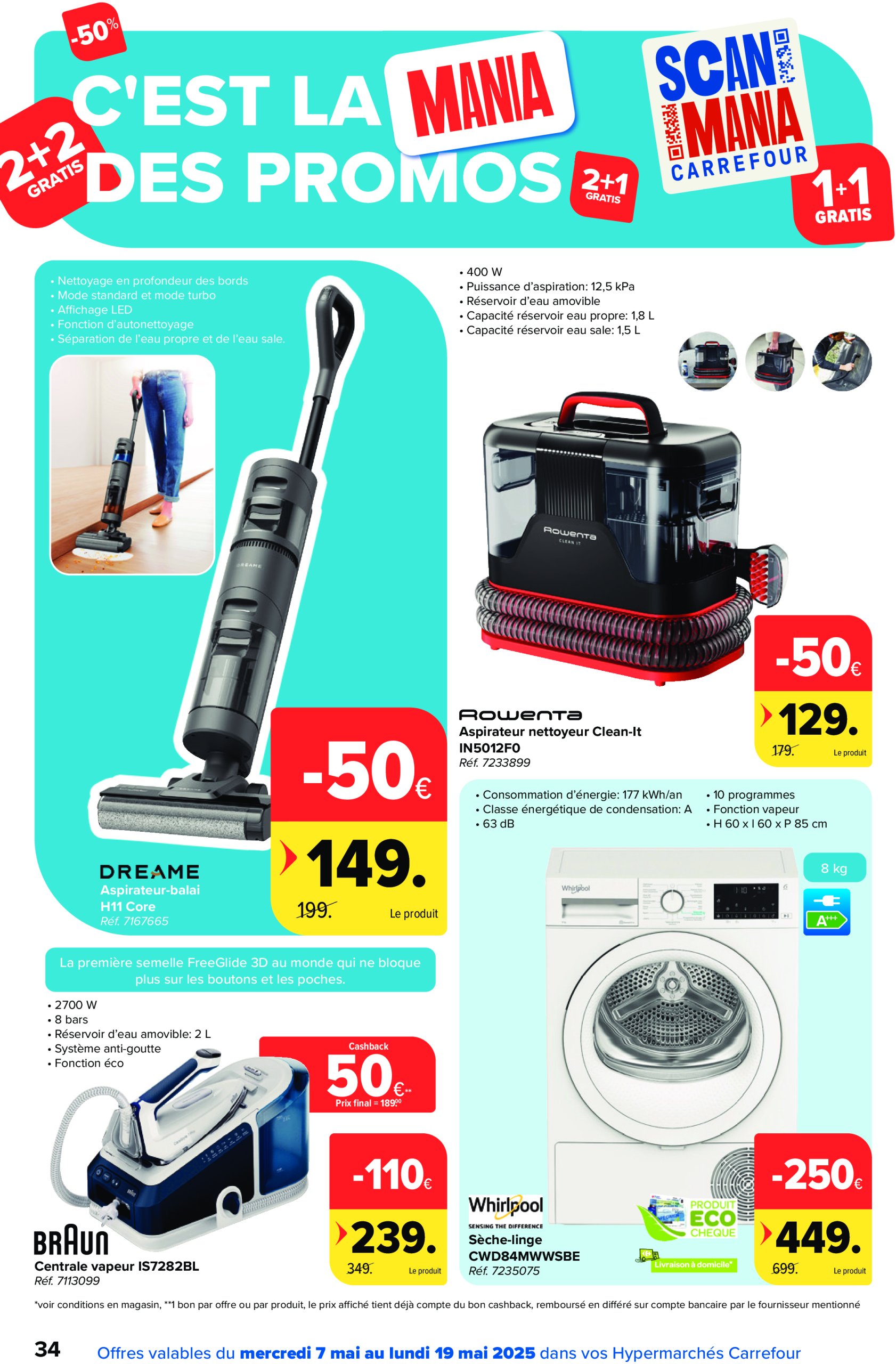 carrefour - Carrefour Hypermarchés folder geldig vanaf 07/05 - 19/05 - page: 34 carrefour - Carrefour Hypermarchés folder geldig vanaf 07/05 - 19/05 - page: 34