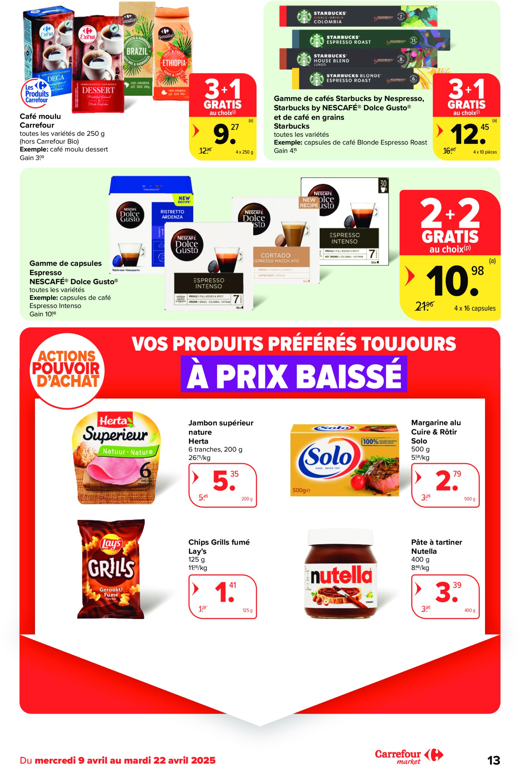 carrefour - Carrefour Market folder geldig vanaf 09/04 - 22/04 - page: 13