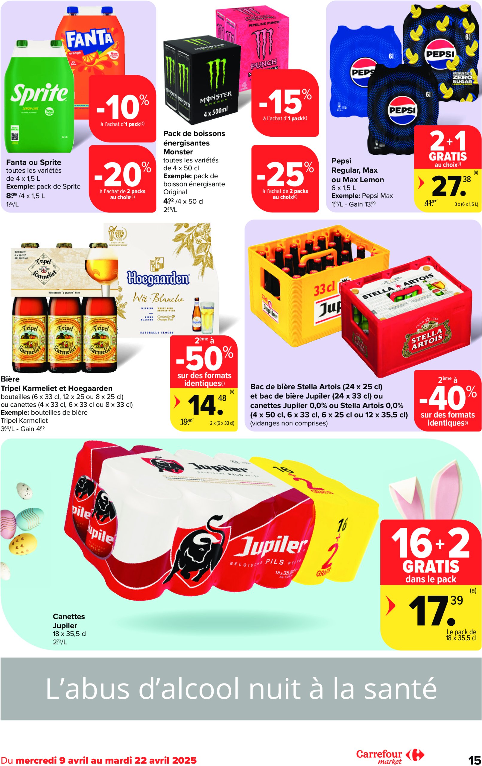 carrefour - Carrefour Market folder geldig vanaf 09/04 - 22/04 - page: 15