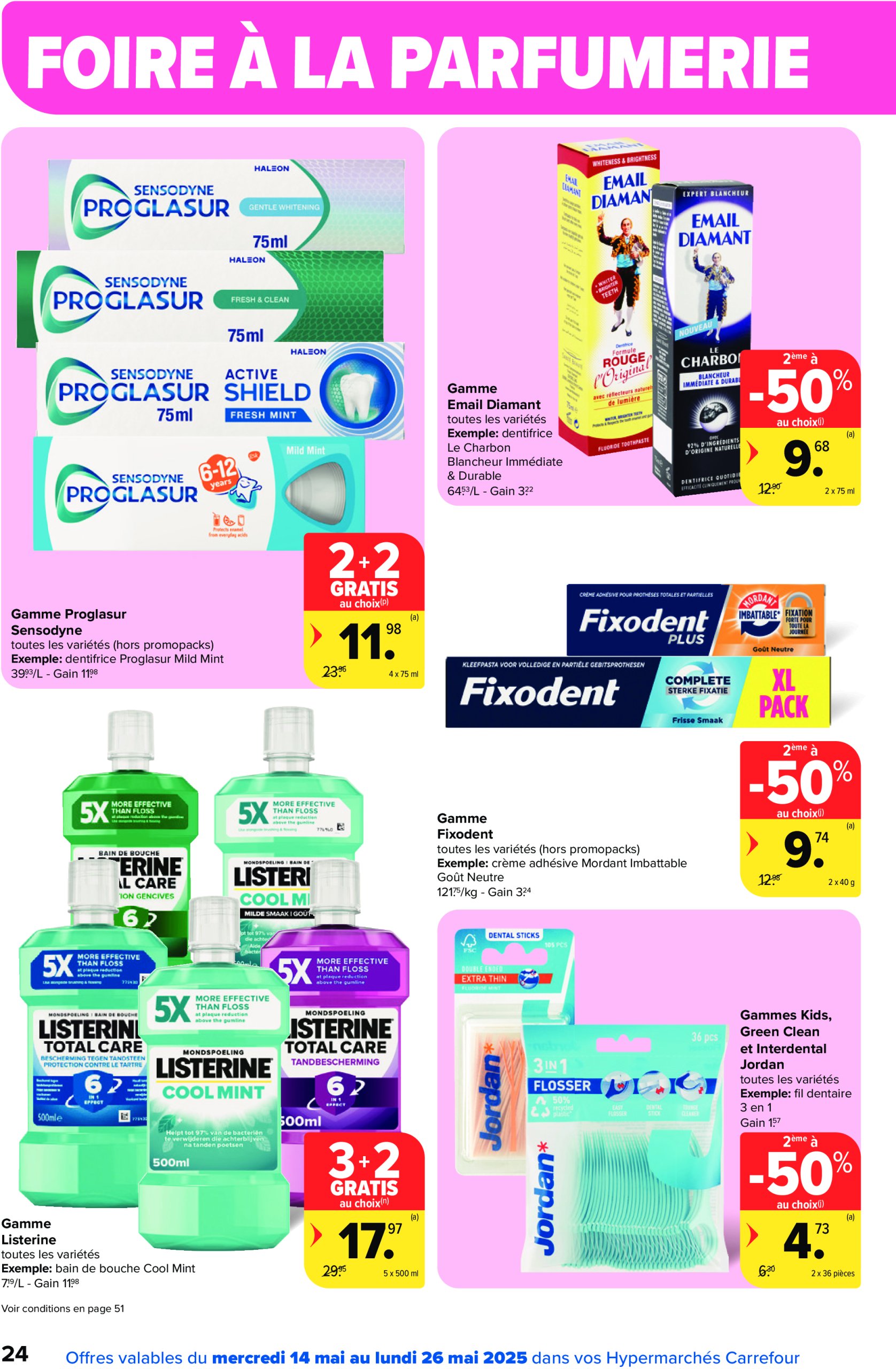 carrefour - Carrefour Hypermarchés folder geldig vanaf 14/05 - 26/05 - page: 24 carrefour - Carrefour Hypermarchés folder geldig vanaf 14/05 - 26/05 - page: 24