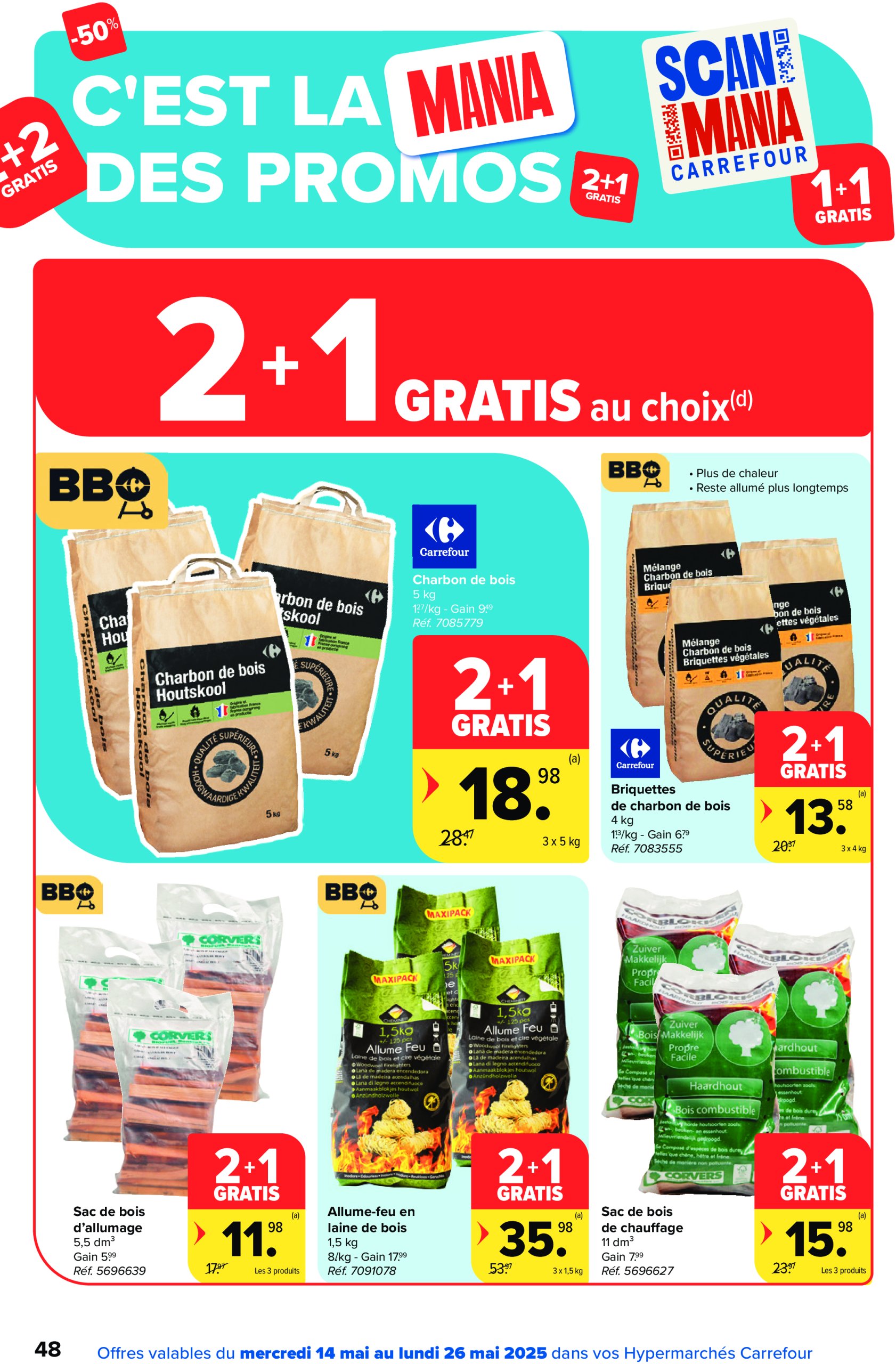 carrefour - Carrefour Hypermarchés folder geldig vanaf 14/05 - 26/05 - page: 48 carrefour - Carrefour Hypermarchés folder geldig vanaf 14/05 - 26/05 - page: 48