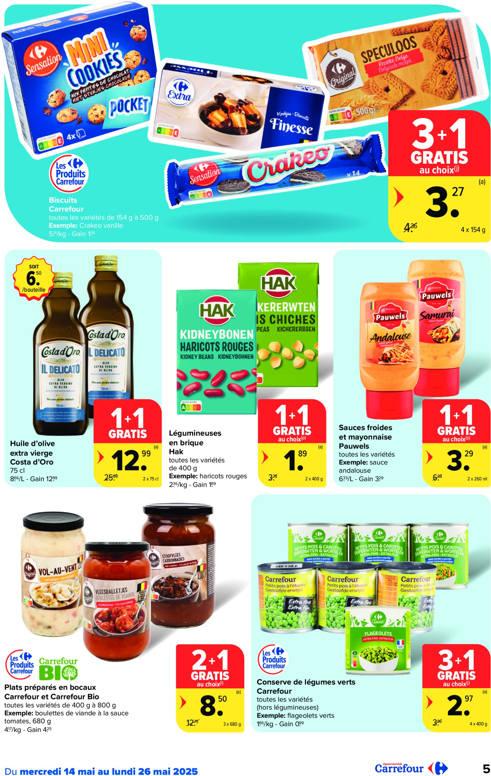 carrefour - Carrefour Hypermarchés folder geldig vanaf 14/05 - 26/05 - page: 5 carrefour - Carrefour Hypermarchés folder geldig vanaf 14/05 - 26/05 - page: 5