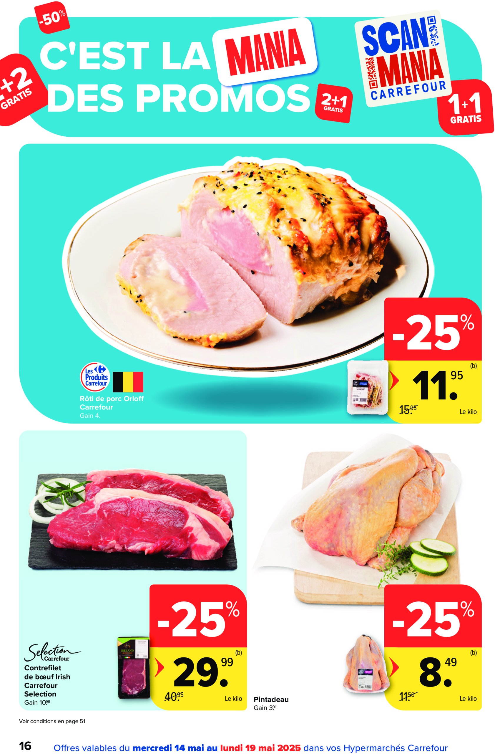 carrefour - Carrefour Hypermarchés folder geldig vanaf 14/05 - 26/05 - page: 16 carrefour - Carrefour Hypermarchés folder geldig vanaf 14/05 - 26/05 - page: 16
