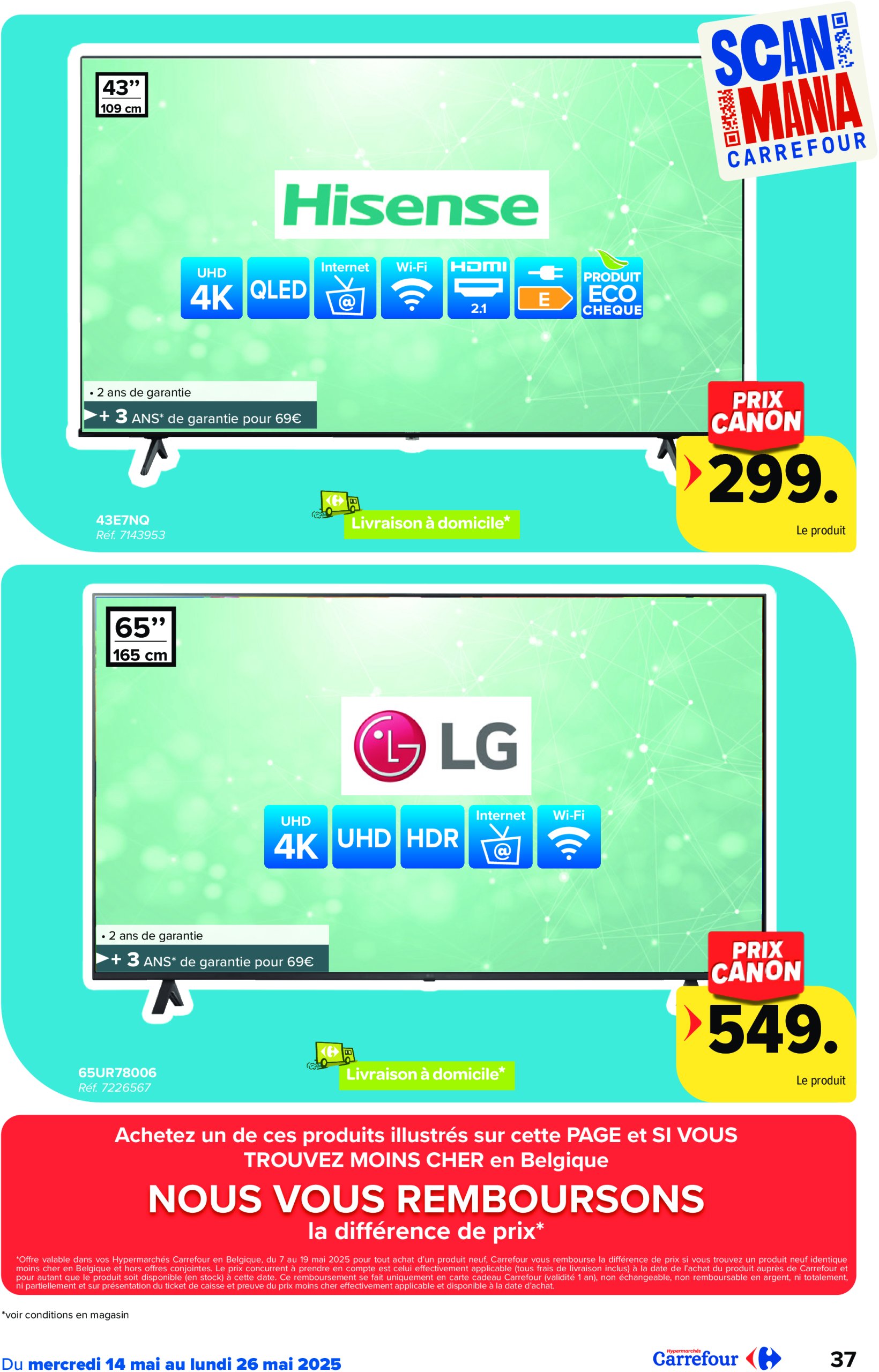 carrefour - Carrefour Hypermarchés folder geldig vanaf 14/05 - 26/05 - page: 37 carrefour - Carrefour Hypermarchés folder geldig vanaf 14/05 - 26/05 - page: 37