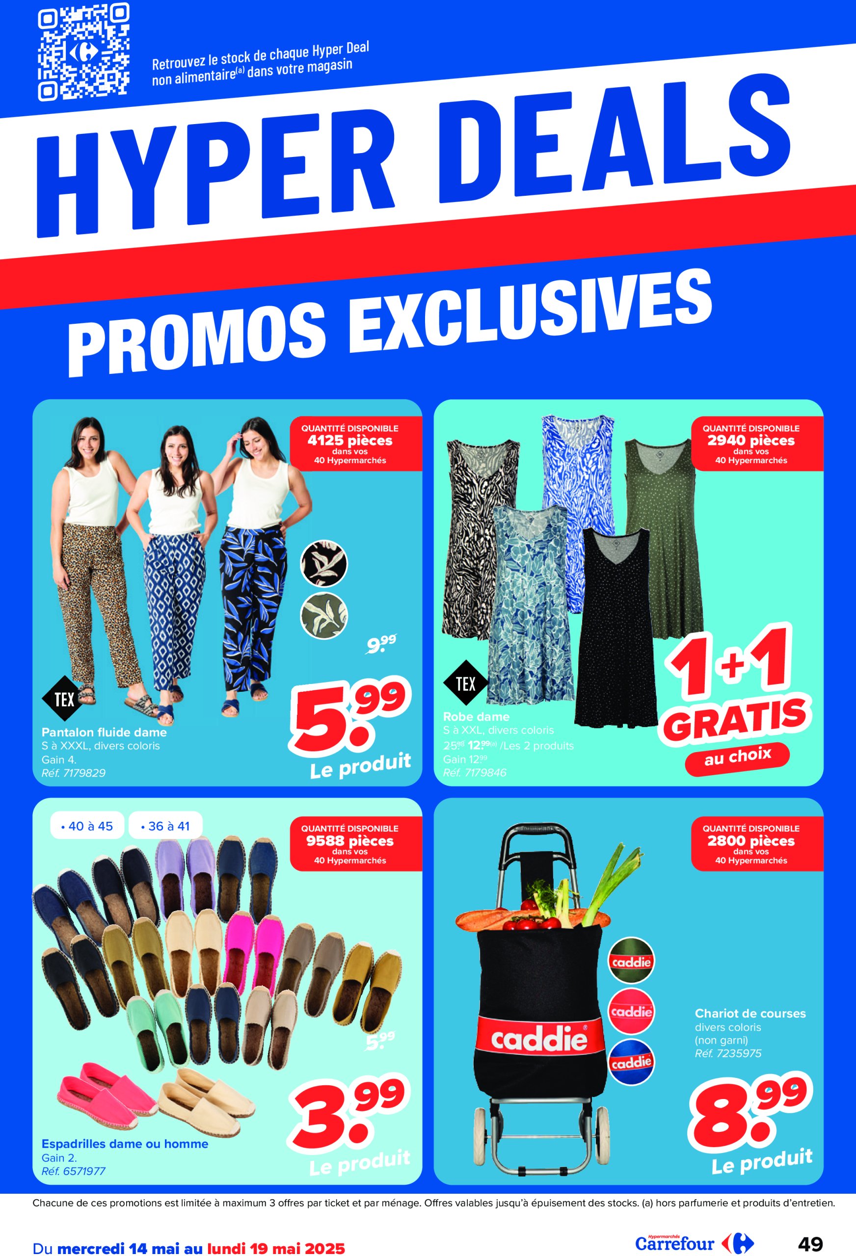 carrefour - Carrefour Hypermarchés folder geldig vanaf 14/05 - 26/05 - page: 49 carrefour - Carrefour Hypermarchés folder geldig vanaf 14/05 - 26/05 - page: 49