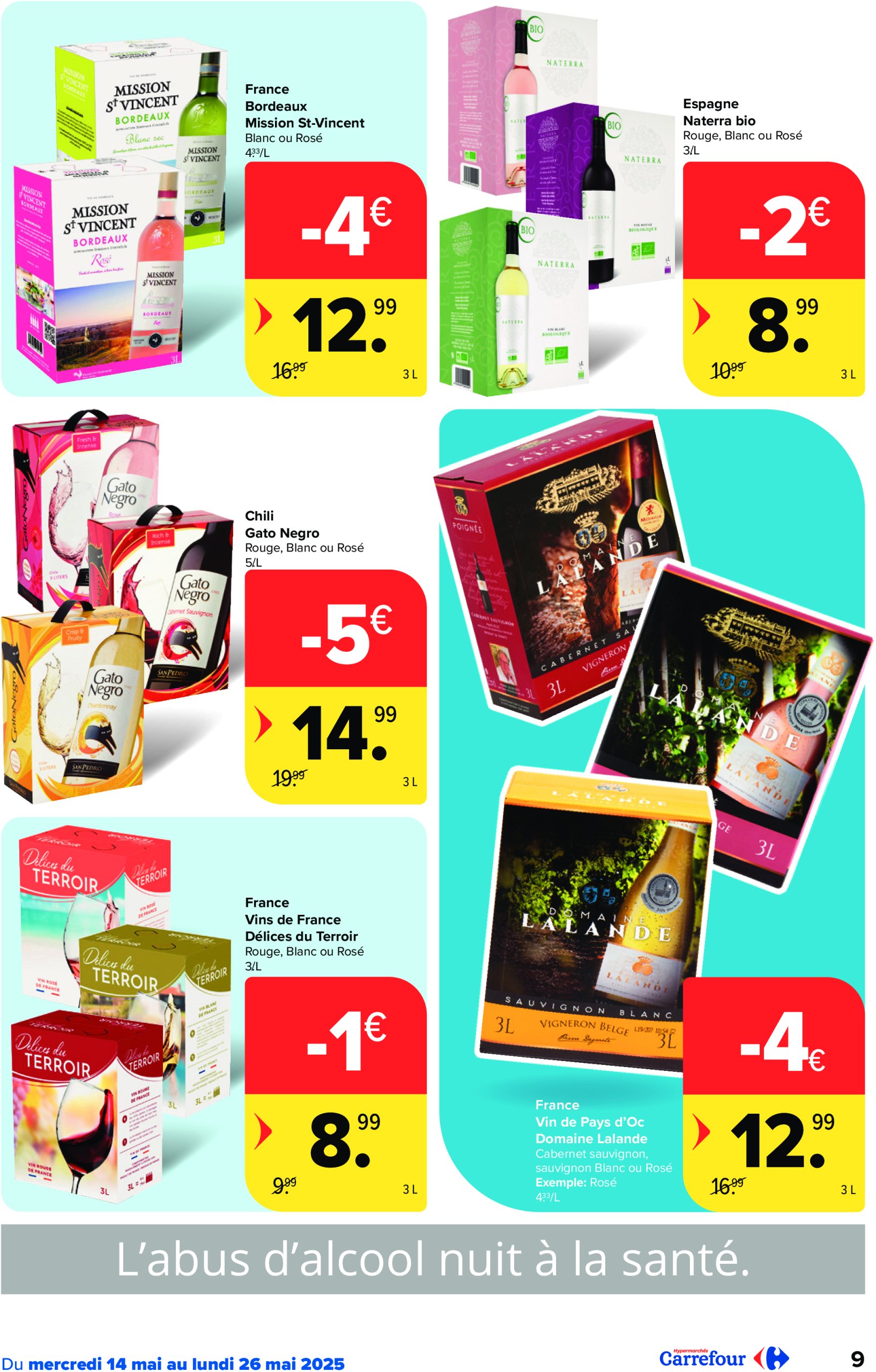 carrefour - Carrefour Hypermarchés folder geldig vanaf 14/05 - 26/05 - page: 9 carrefour - Carrefour Hypermarchés folder geldig vanaf 14/05 - 26/05 - page: 9
