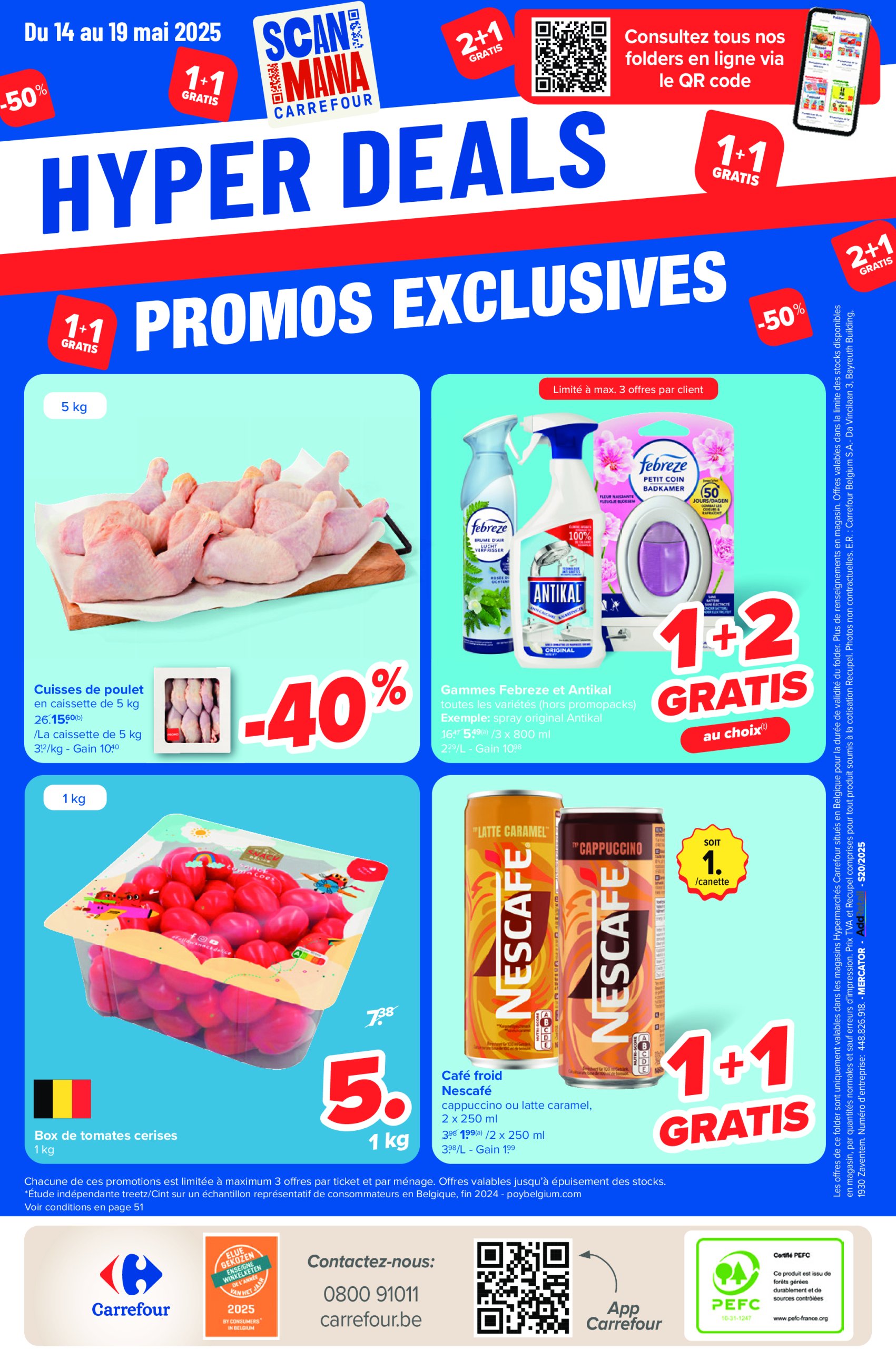 carrefour - Carrefour Hypermarchés folder geldig vanaf 14/05 - 26/05 - page: 52 carrefour - Carrefour Hypermarchés folder geldig vanaf 14/05 - 26/05 - page: 52
