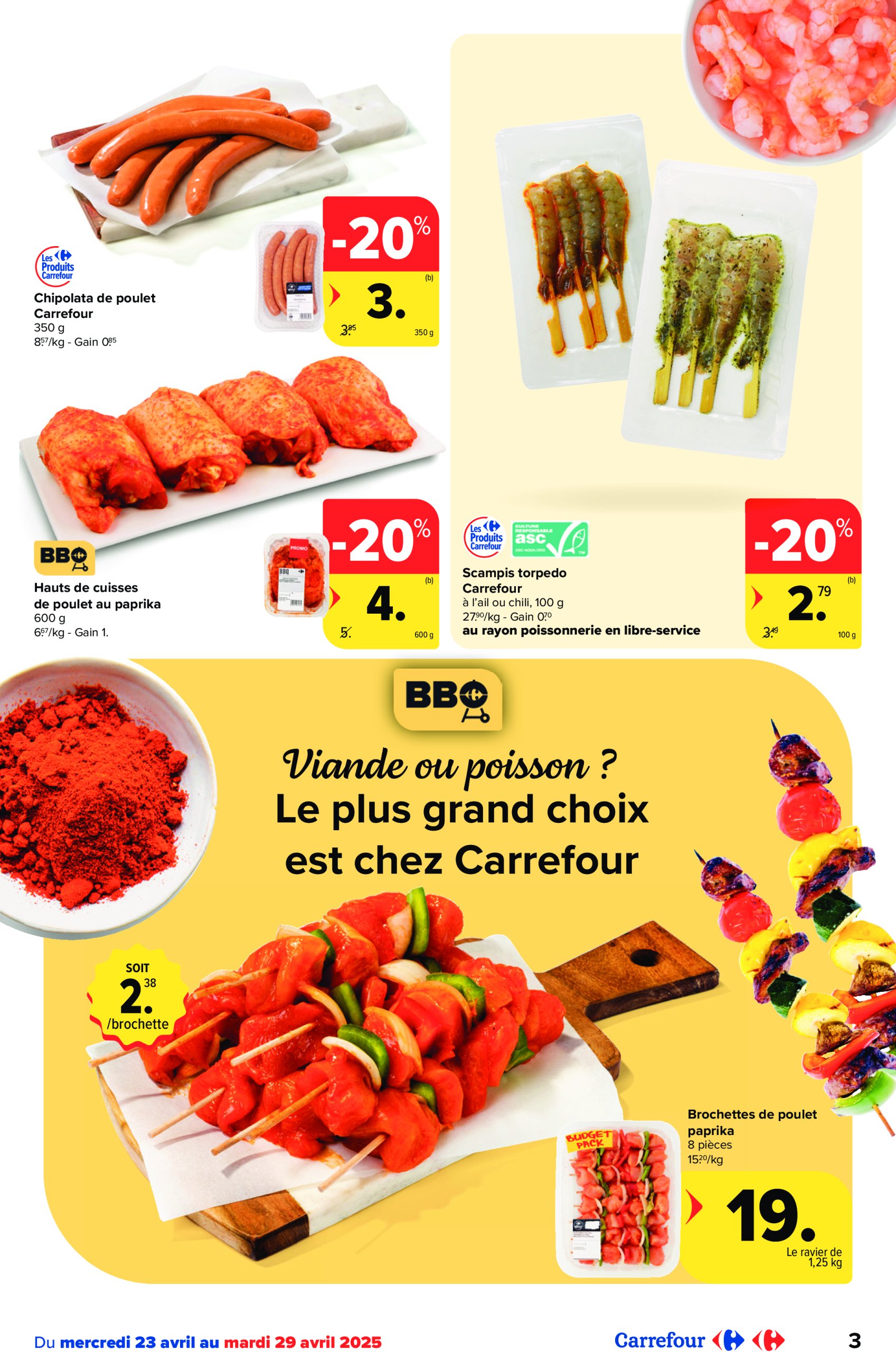 carrefour - Carrefour - Spécial BBQ folder geldig vanaf 23/04 - 05/05 - page: 3
