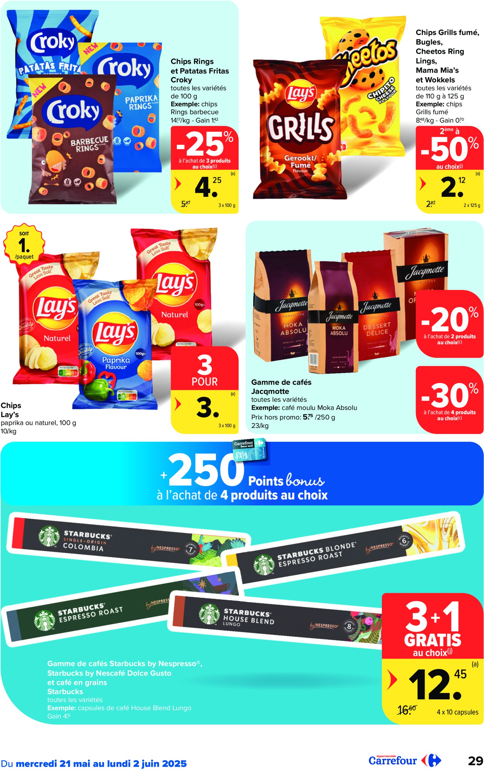 carrefour - Carrefour Hypermarchés folder geldig vanaf 21/05 - 02/06 - page: 29 carrefour - Carrefour Hypermarchés folder geldig vanaf 21/05 - 02/06 - page: 29