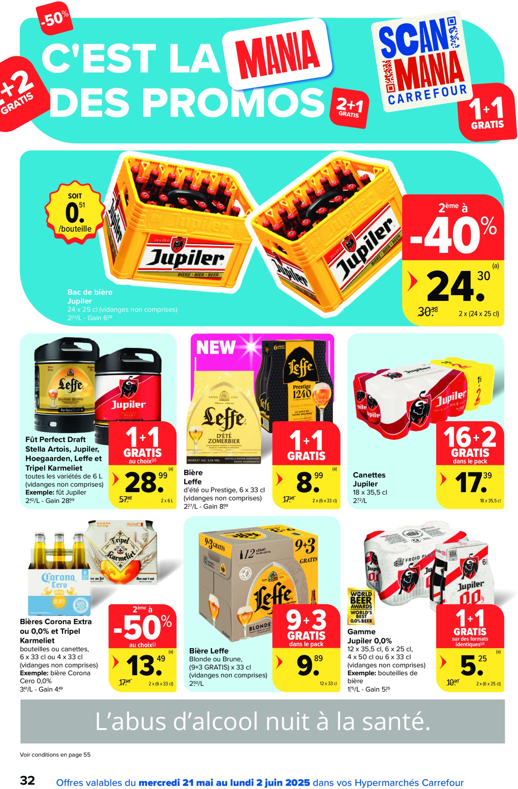 carrefour - Carrefour Hypermarchés folder geldig vanaf 21/05 - 02/06 - page: 32 carrefour - Carrefour Hypermarchés folder geldig vanaf 21/05 - 02/06 - page: 32