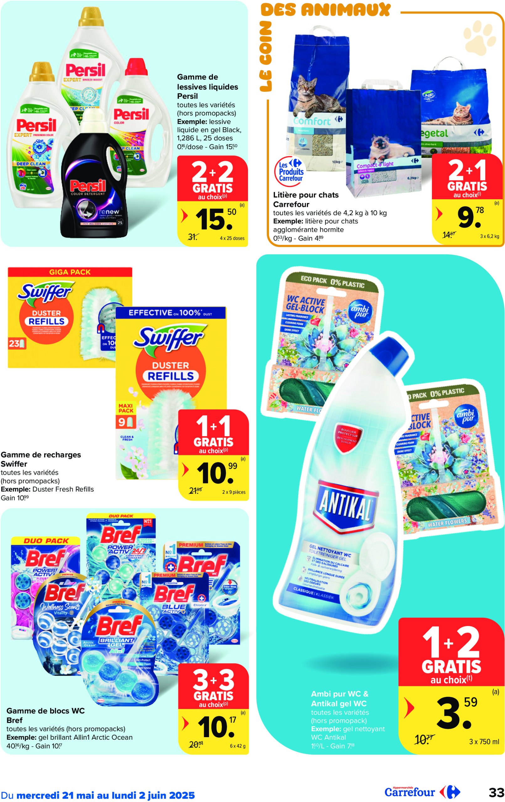 carrefour - Carrefour Hypermarchés folder geldig vanaf 21/05 - 02/06 - page: 33 carrefour - Carrefour Hypermarchés folder geldig vanaf 21/05 - 02/06 - page: 33