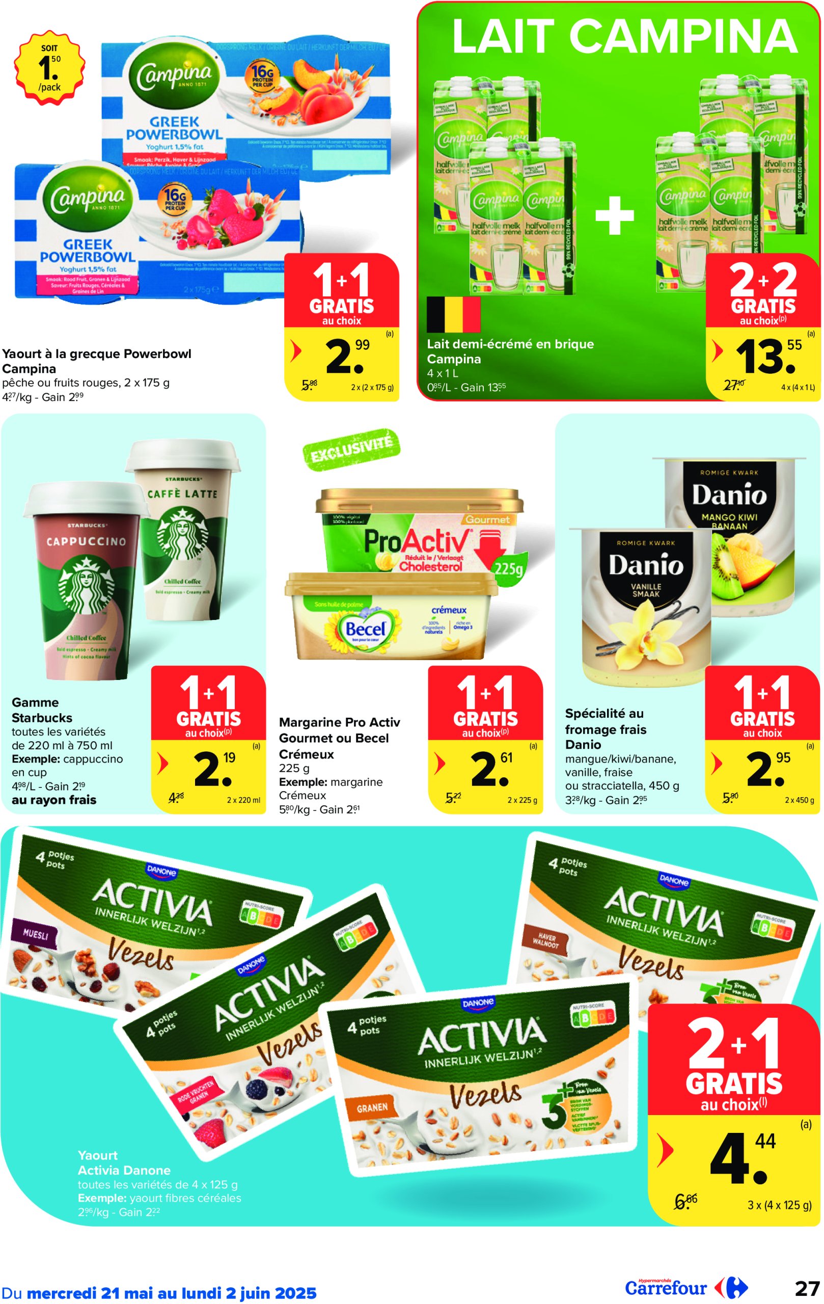 carrefour - Carrefour Hypermarchés folder geldig vanaf 21/05 - 02/06 - page: 27 carrefour - Carrefour Hypermarchés folder geldig vanaf 21/05 - 02/06 - page: 27