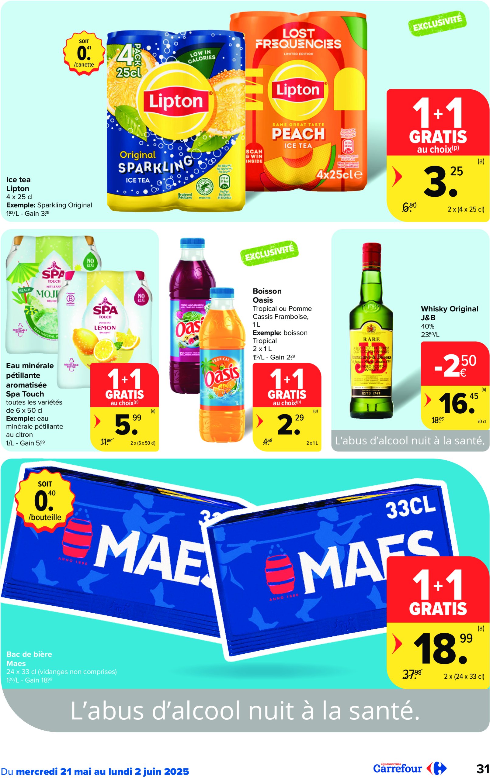 carrefour - Carrefour Hypermarchés folder geldig vanaf 21/05 - 02/06 - page: 31 carrefour - Carrefour Hypermarchés folder geldig vanaf 21/05 - 02/06 - page: 31