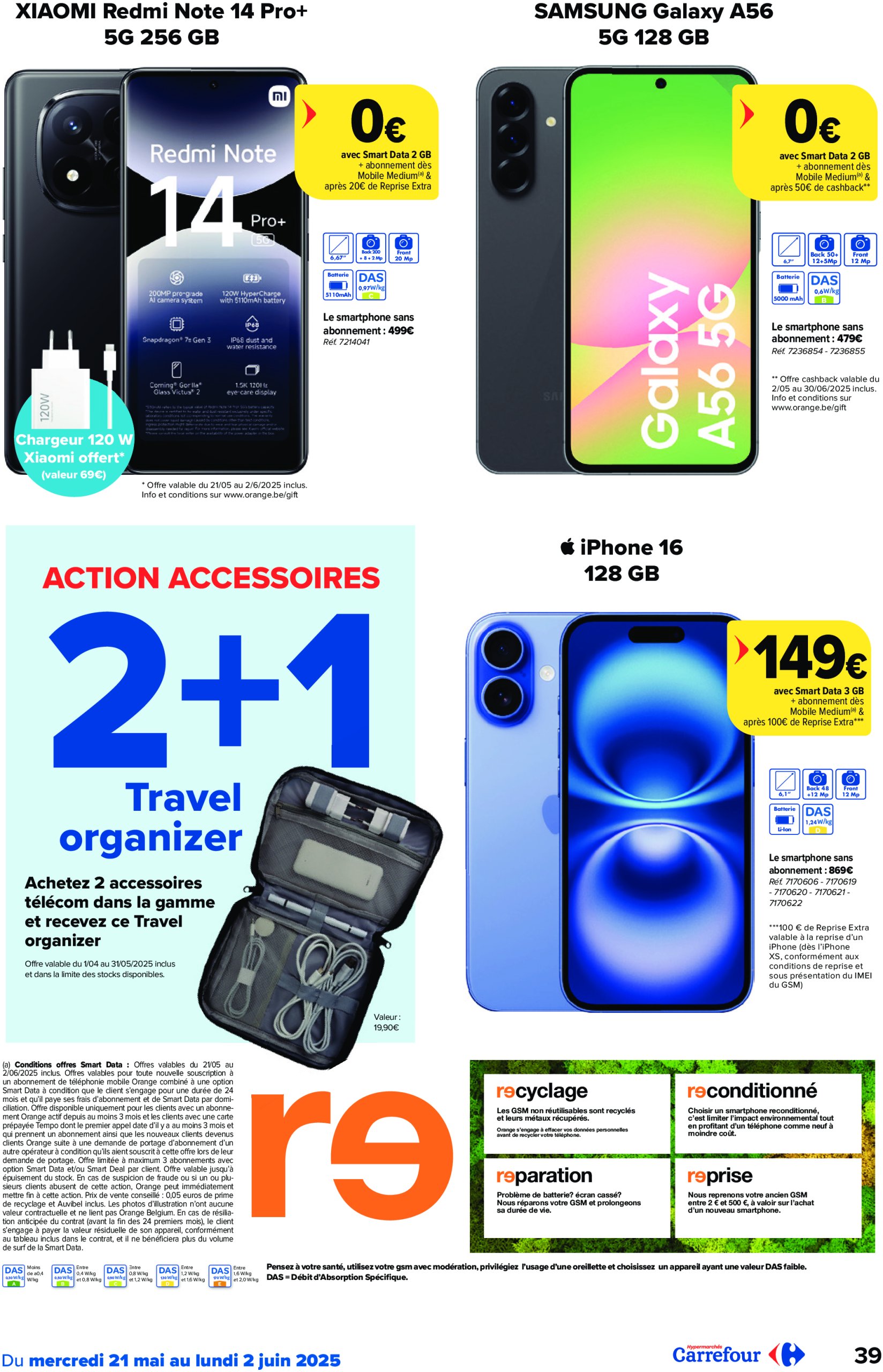 carrefour - Carrefour Hypermarchés folder geldig vanaf 21/05 - 02/06 - page: 39 carrefour - Carrefour Hypermarchés folder geldig vanaf 21/05 - 02/06 - page: 39