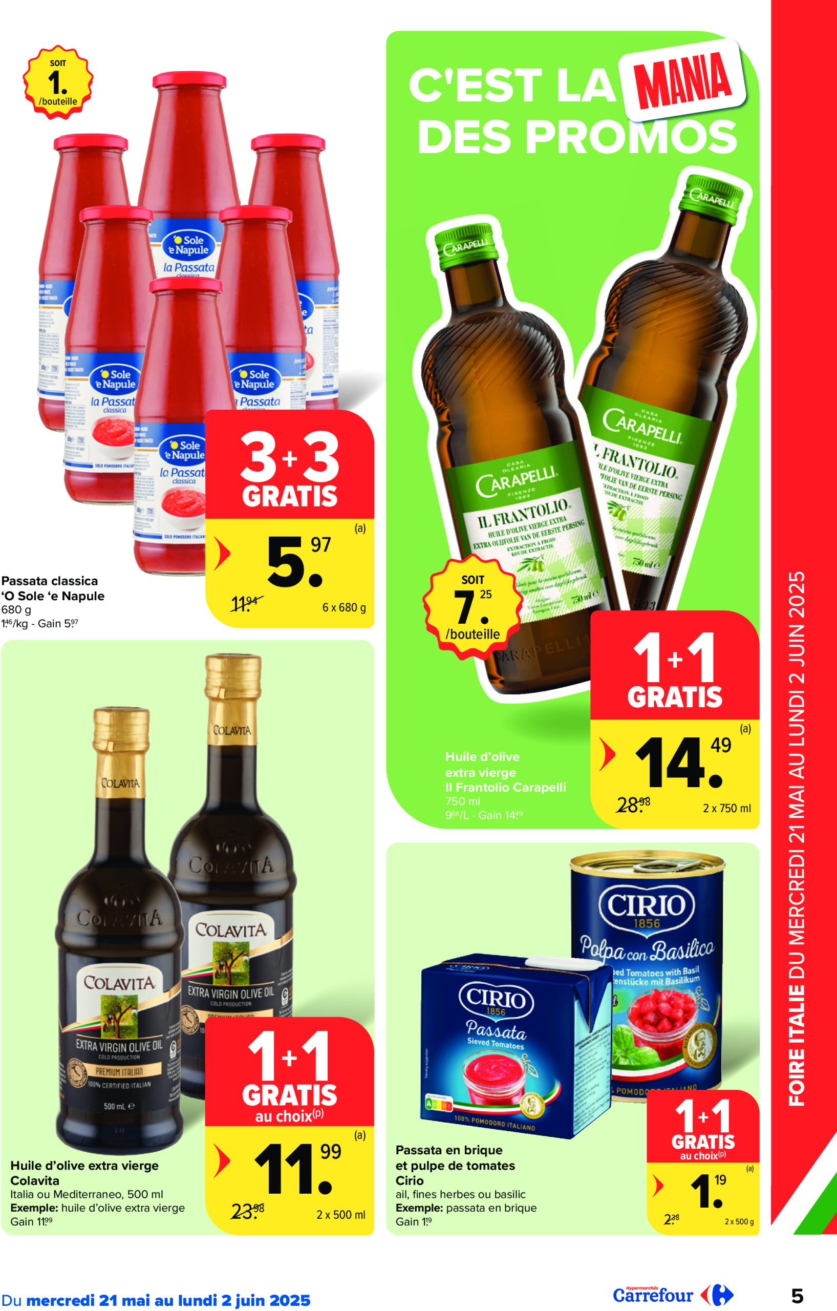 carrefour - Carrefour Hypermarchés folder geldig vanaf 21/05 - 02/06 - page: 5 carrefour - Carrefour Hypermarchés folder geldig vanaf 21/05 - 02/06 - page: 5