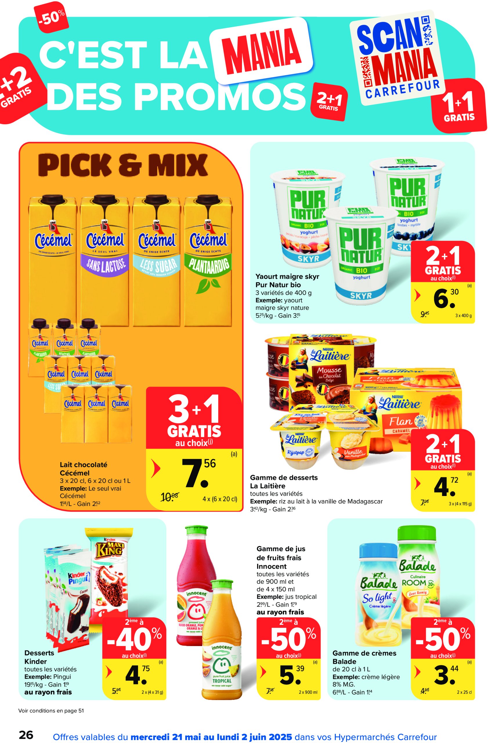 carrefour - Carrefour Hypermarchés folder geldig vanaf 21/05 - 02/06 - page: 26 carrefour - Carrefour Hypermarchés folder geldig vanaf 21/05 - 02/06 - page: 26