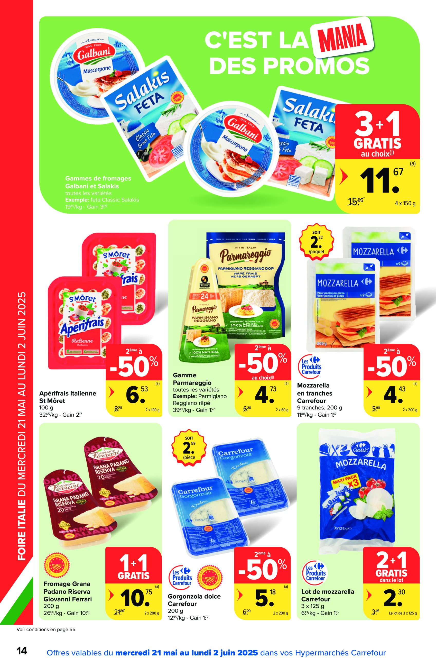 carrefour - Carrefour Hypermarchés folder geldig vanaf 21/05 - 02/06 - page: 14 carrefour - Carrefour Hypermarchés folder geldig vanaf 21/05 - 02/06 - page: 14