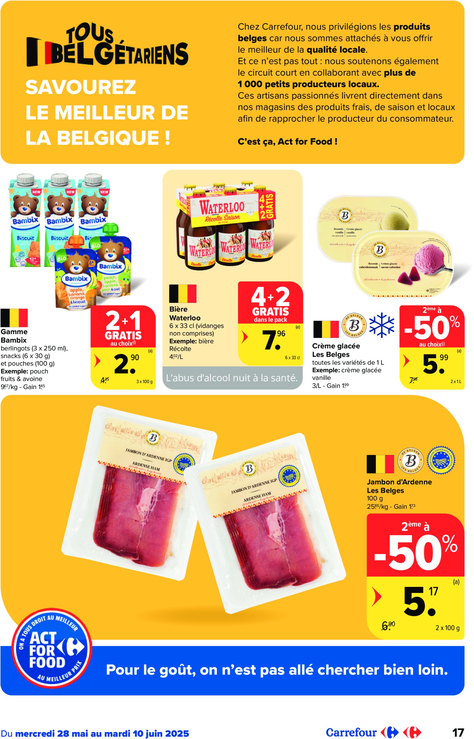 carrefour - Carrefour - Act for food folder geldig vanaf 28/05 - 10/06 - page: 17