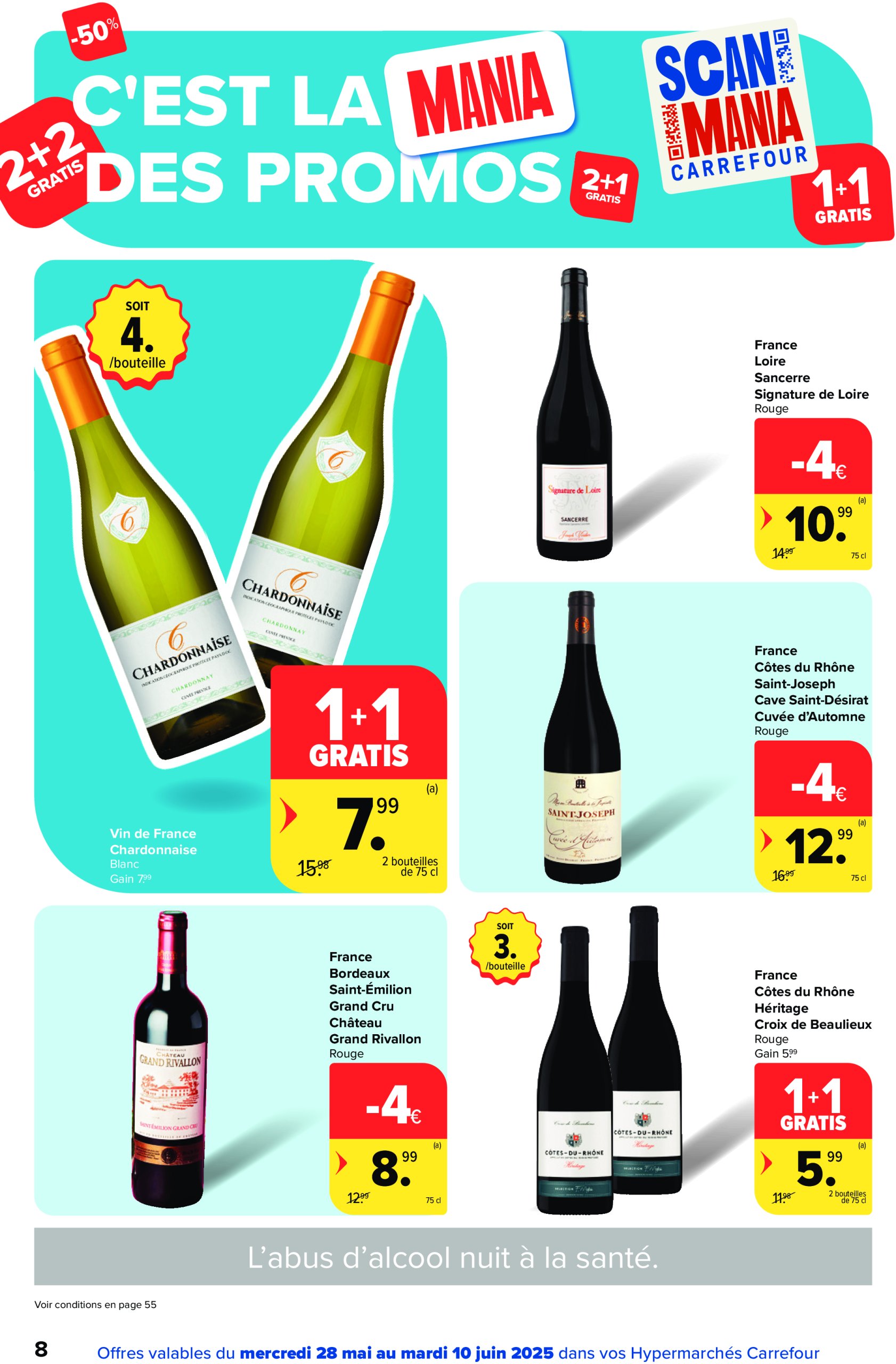 carrefour - Carrefour Hypermarchés folder geldig vanaf 28/05 - 10/06 - page: 8 carrefour - Carrefour Hypermarchés folder geldig vanaf 28/05 - 10/06 - page: 8