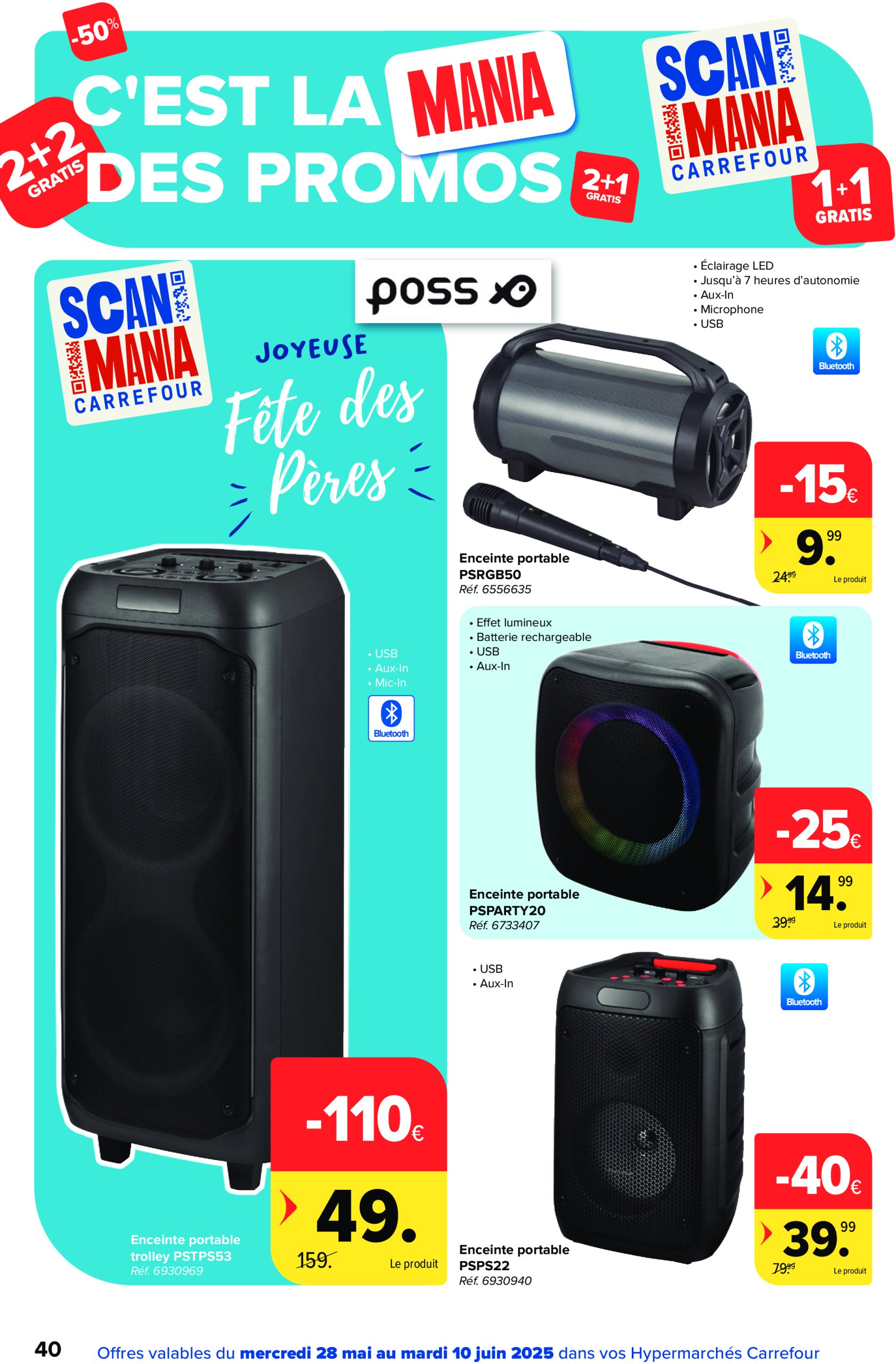 carrefour - Carrefour Hypermarchés folder geldig vanaf 28/05 - 10/06 - page: 40 carrefour - Carrefour Hypermarchés folder geldig vanaf 28/05 - 10/06 - page: 40