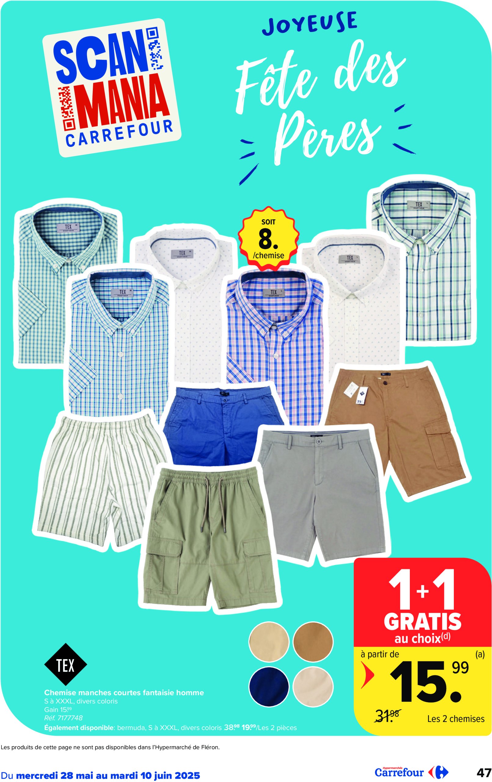 carrefour - Carrefour Hypermarchés folder geldig vanaf 28/05 - 10/06 - page: 47 carrefour - Carrefour Hypermarchés folder geldig vanaf 28/05 - 10/06 - page: 47
