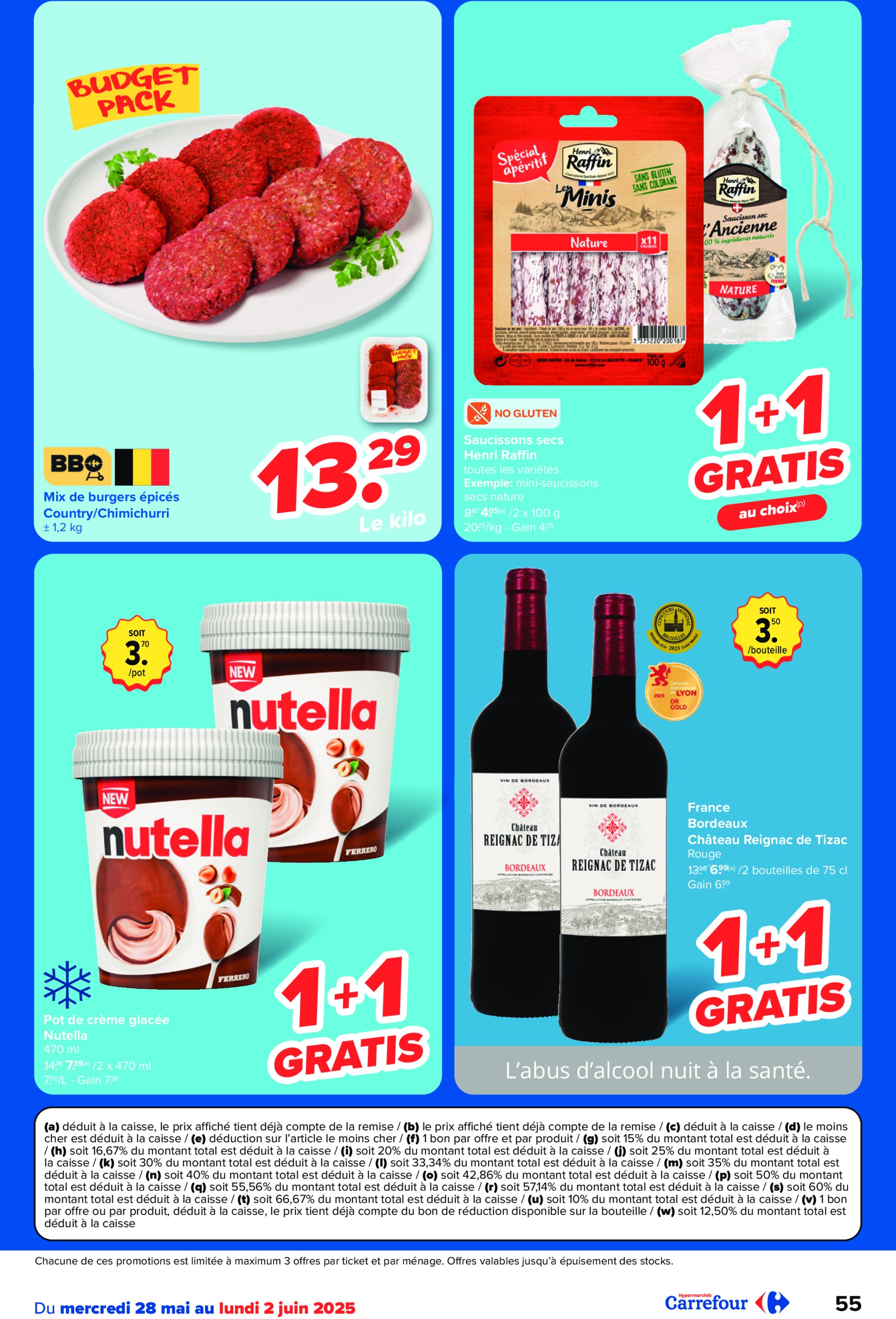 carrefour - Carrefour Hypermarchés folder geldig vanaf 28/05 - 10/06 - page: 55 carrefour - Carrefour Hypermarchés folder geldig vanaf 28/05 - 10/06 - page: 55