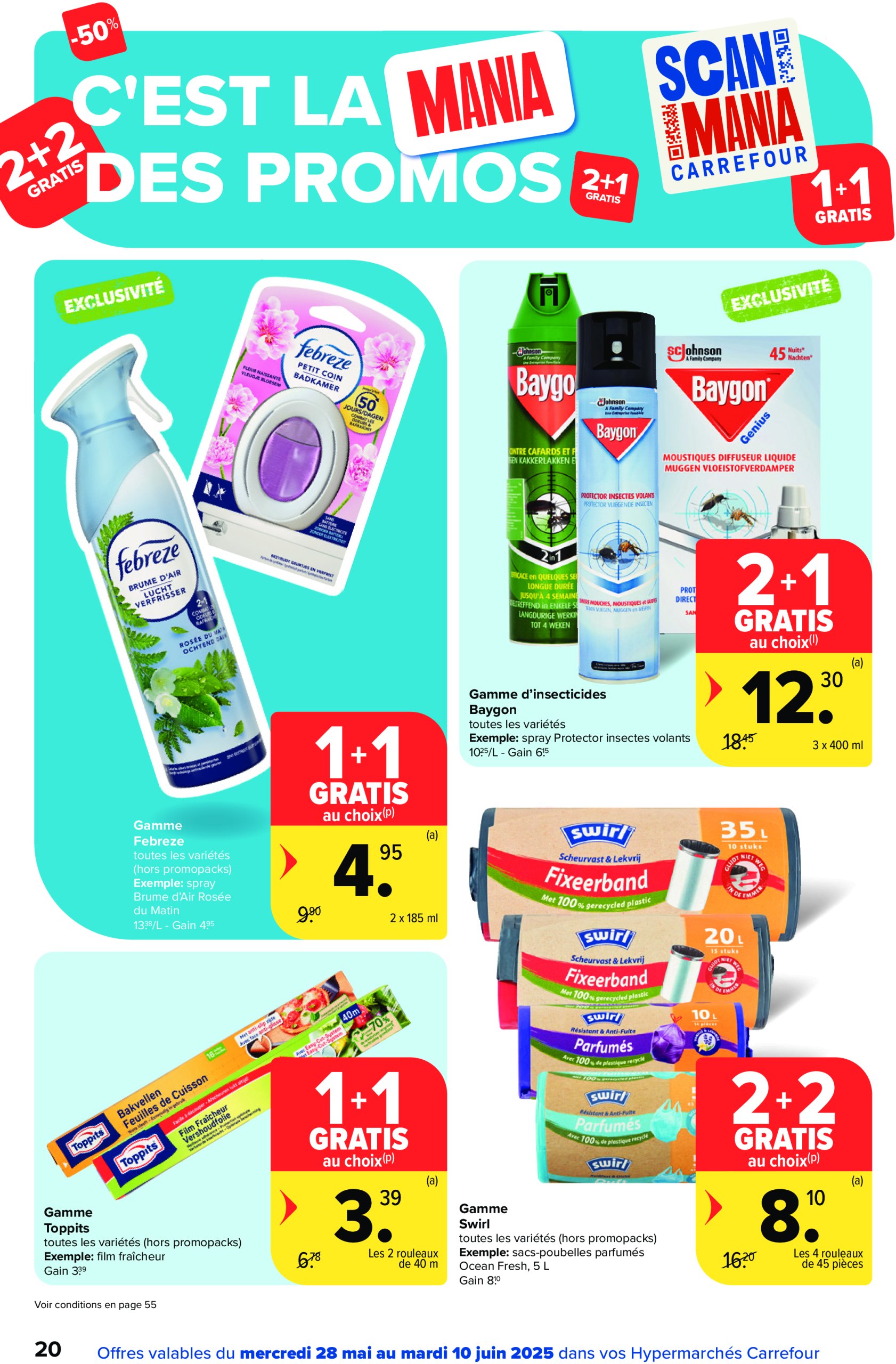 carrefour - Carrefour Hypermarchés folder geldig vanaf 28/05 - 10/06 - page: 20 carrefour - Carrefour Hypermarchés folder geldig vanaf 28/05 - 10/06 - page: 20