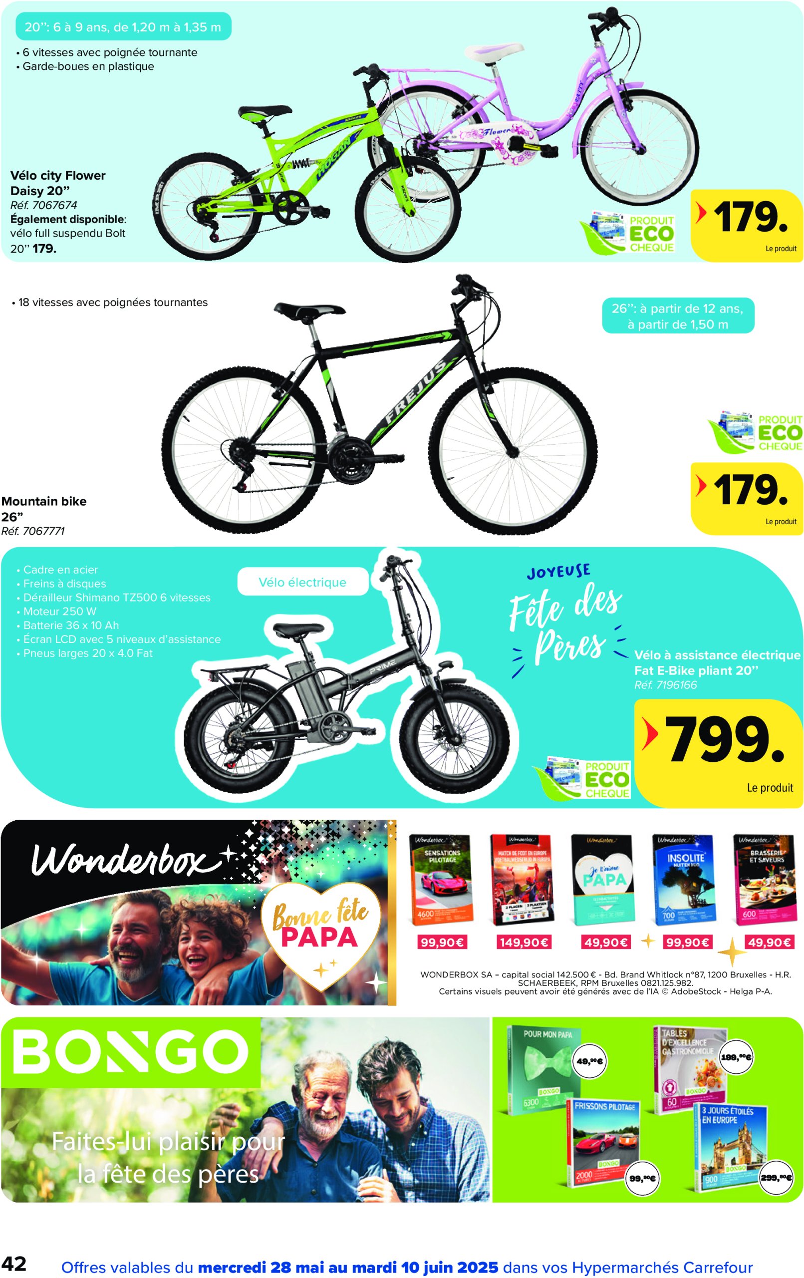 carrefour - Carrefour Hypermarchés folder geldig vanaf 28/05 - 10/06 - page: 42 carrefour - Carrefour Hypermarchés folder geldig vanaf 28/05 - 10/06 - page: 42