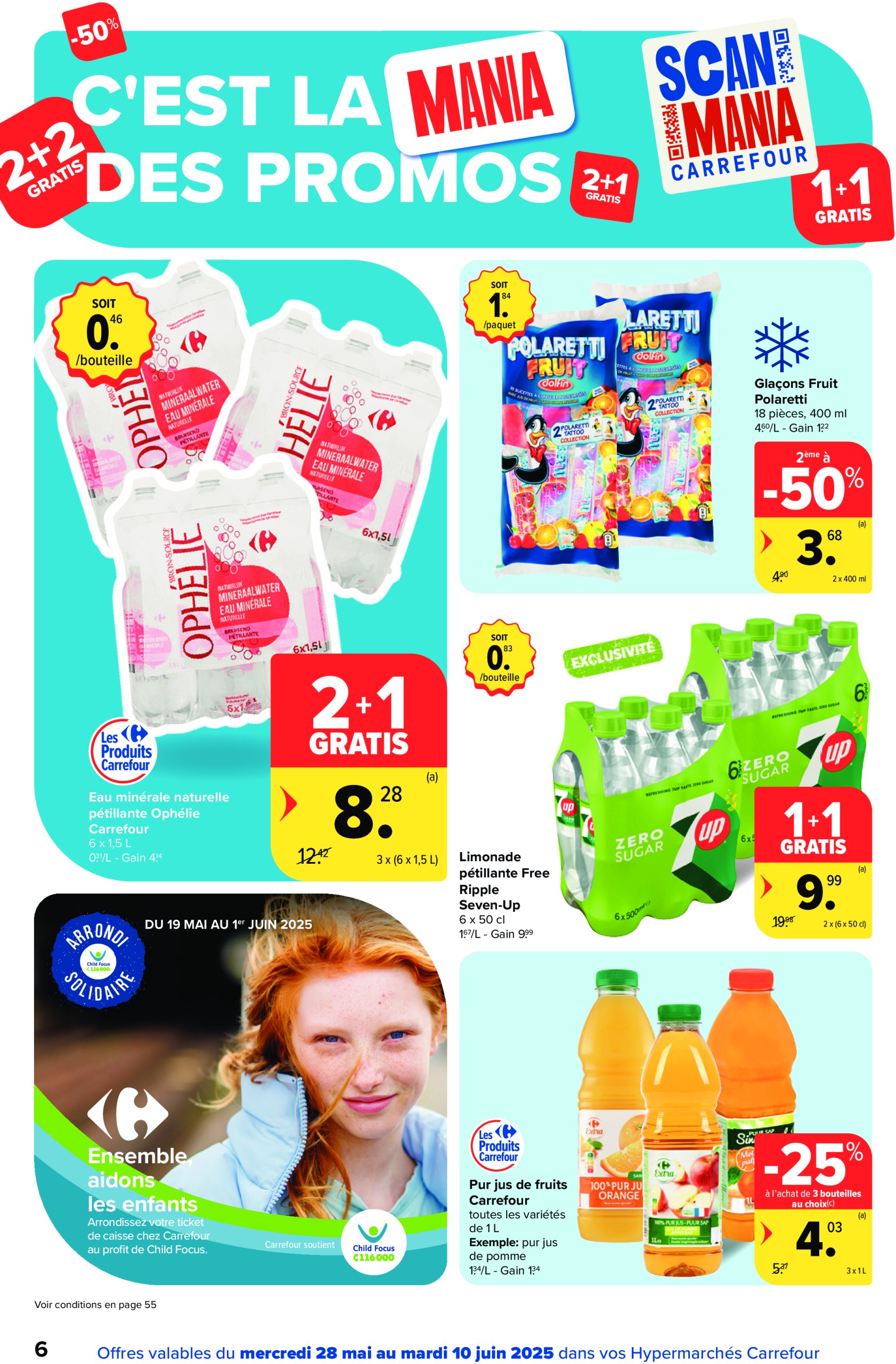 carrefour - Carrefour Hypermarchés folder geldig vanaf 28/05 - 10/06 - page: 6 carrefour - Carrefour Hypermarchés folder geldig vanaf 28/05 - 10/06 - page: 6