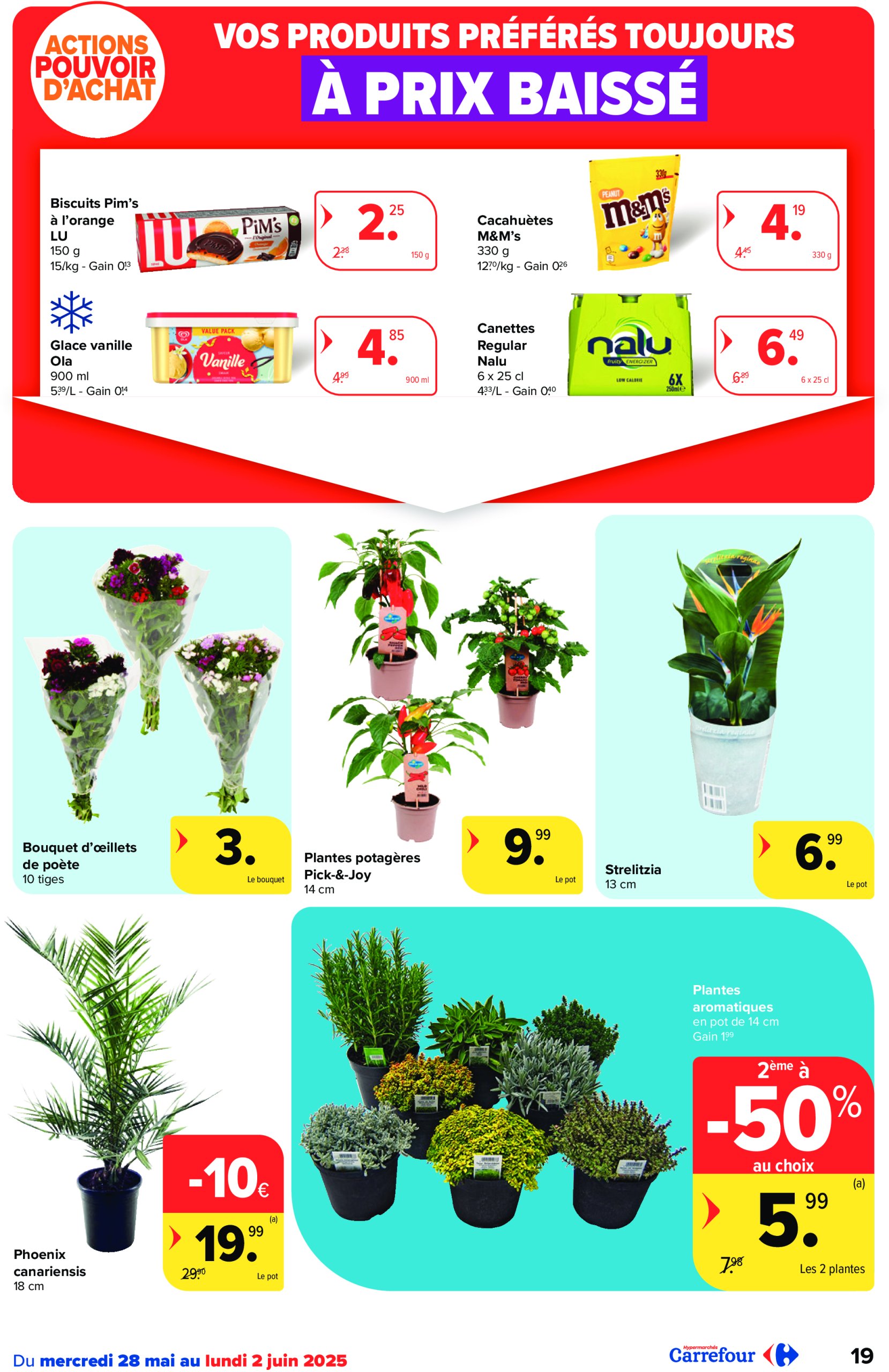 carrefour - Carrefour Hypermarchés folder geldig vanaf 28/05 - 10/06 - page: 19 carrefour - Carrefour Hypermarchés folder geldig vanaf 28/05 - 10/06 - page: 19