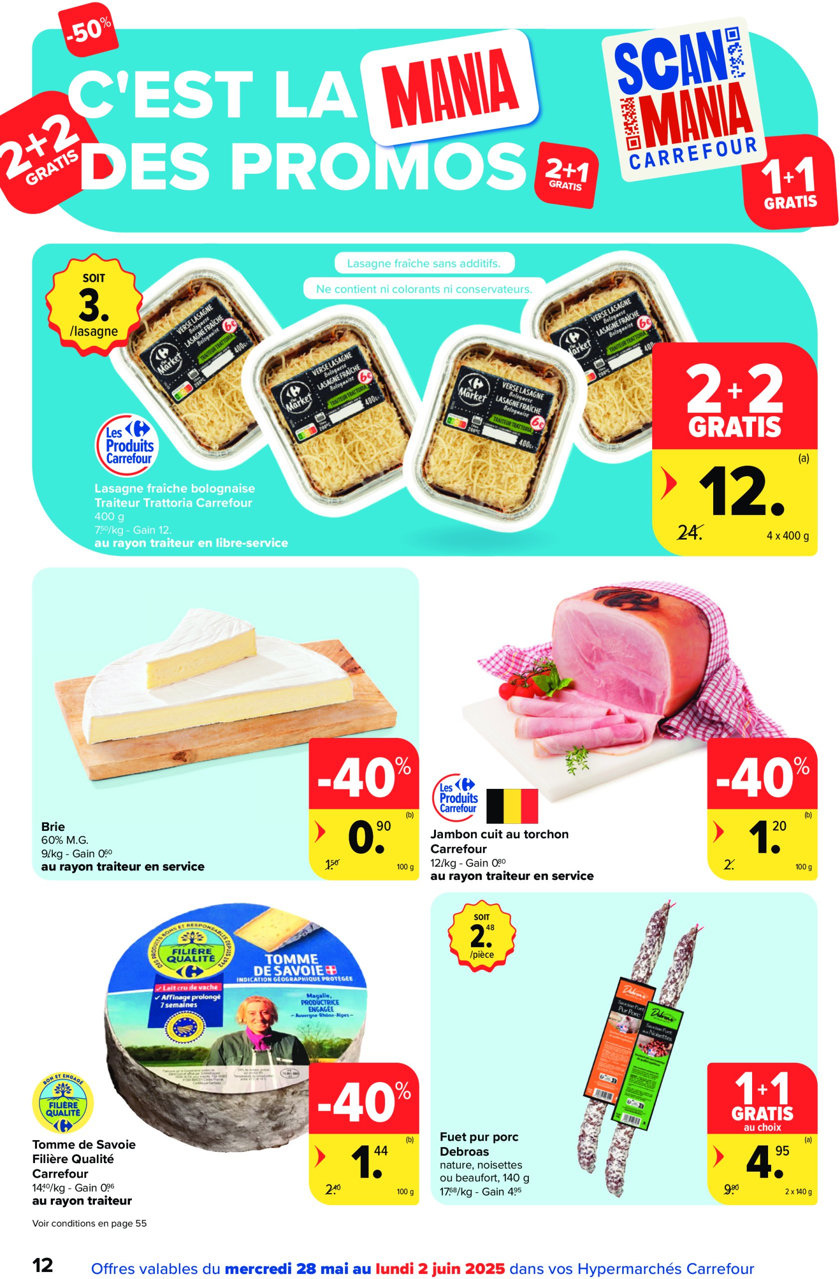 carrefour - Carrefour Hypermarchés folder geldig vanaf 28/05 - 10/06 - page: 12 carrefour - Carrefour Hypermarchés folder geldig vanaf 28/05 - 10/06 - page: 12