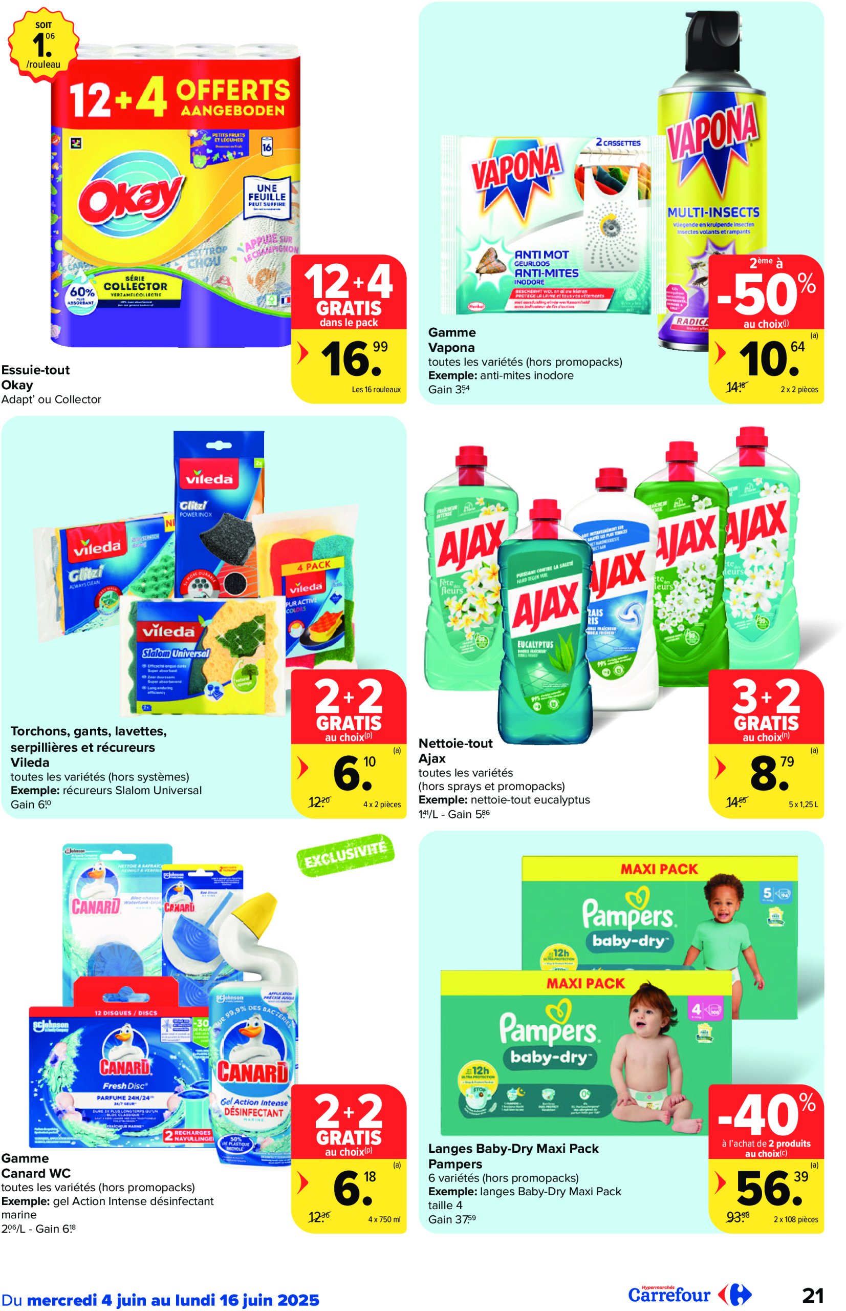 carrefour - Carrefour Hypermarchés folder geldig vanaf 04/06 - 16/06 - page: 21