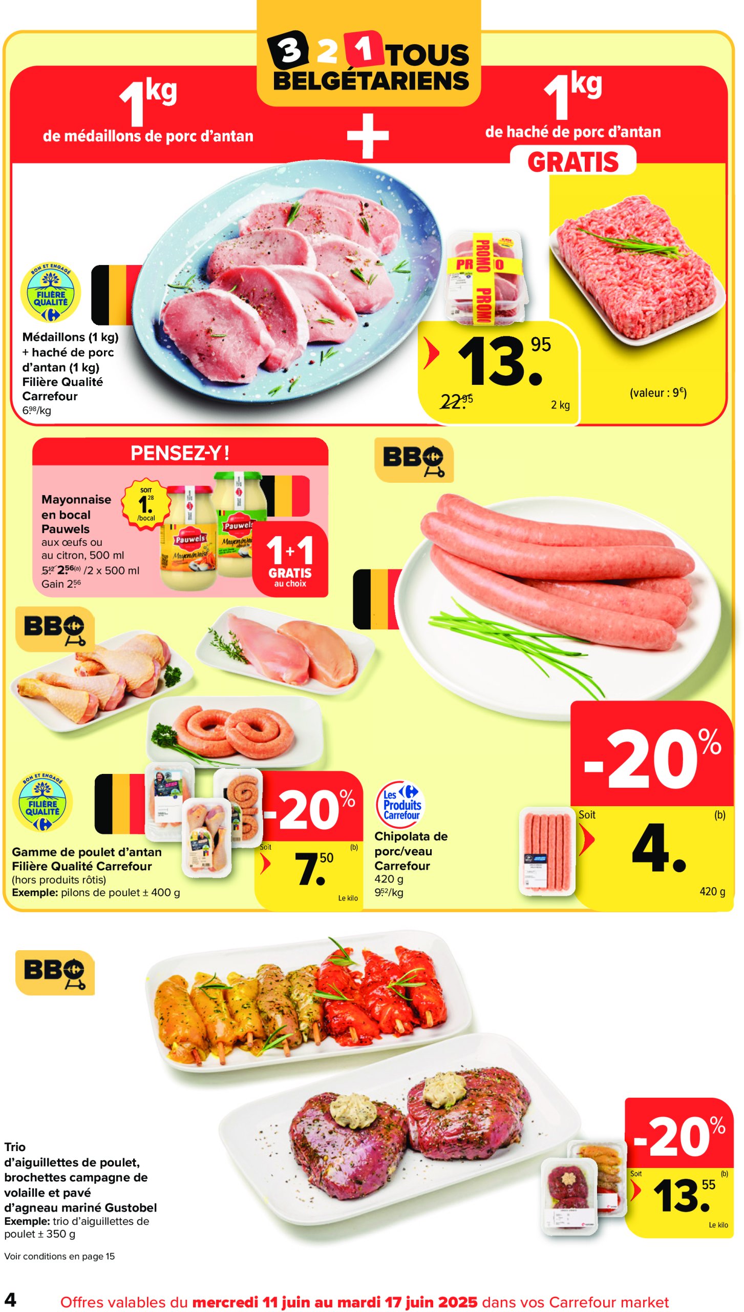 carrefour - Carrefour Market folder geldig vanaf 11/06 - 17/06 - page: 4