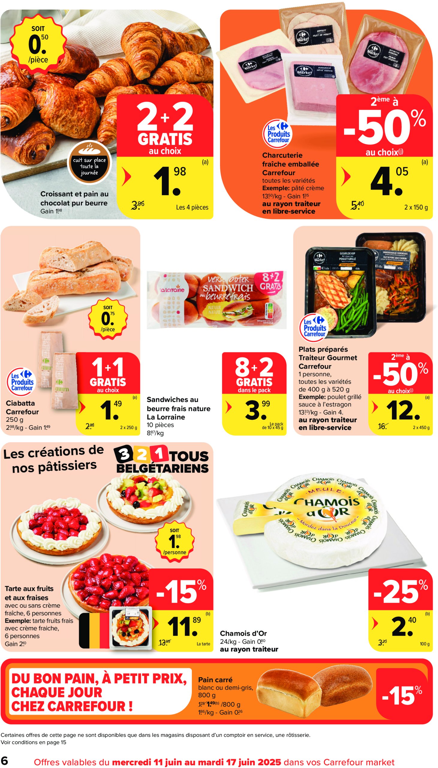 carrefour - Carrefour Market folder geldig vanaf 11/06 - 17/06 - page: 6