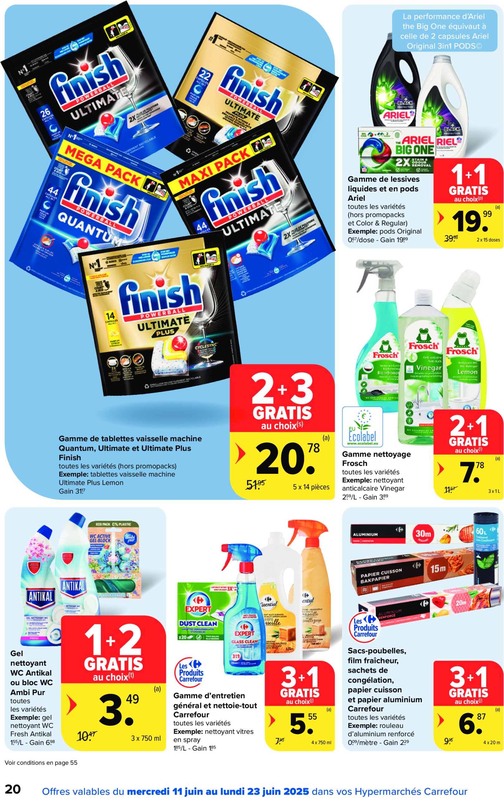 carrefour - Carrefour Hypermarchés folder geldig vanaf 11/06 - 23/06 - page: 20 carrefour - Carrefour Hypermarchés folder geldig vanaf 11/06 - 23/06 - page: 20