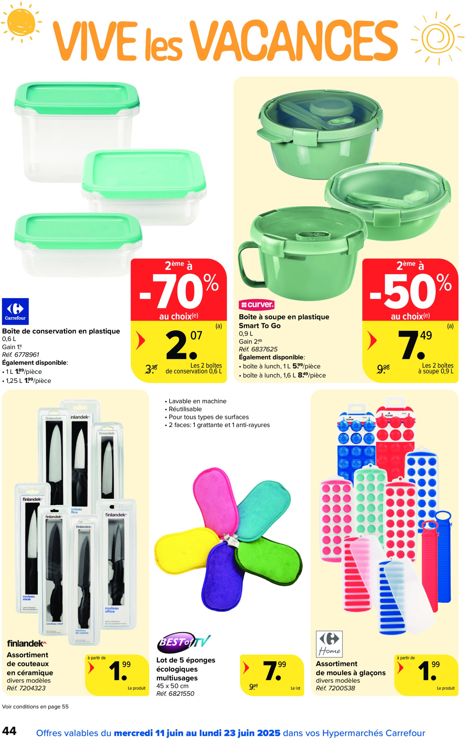 carrefour - Carrefour Hypermarchés folder geldig vanaf 11/06 - 23/06 - page: 44 carrefour - Carrefour Hypermarchés folder geldig vanaf 11/06 - 23/06 - page: 44