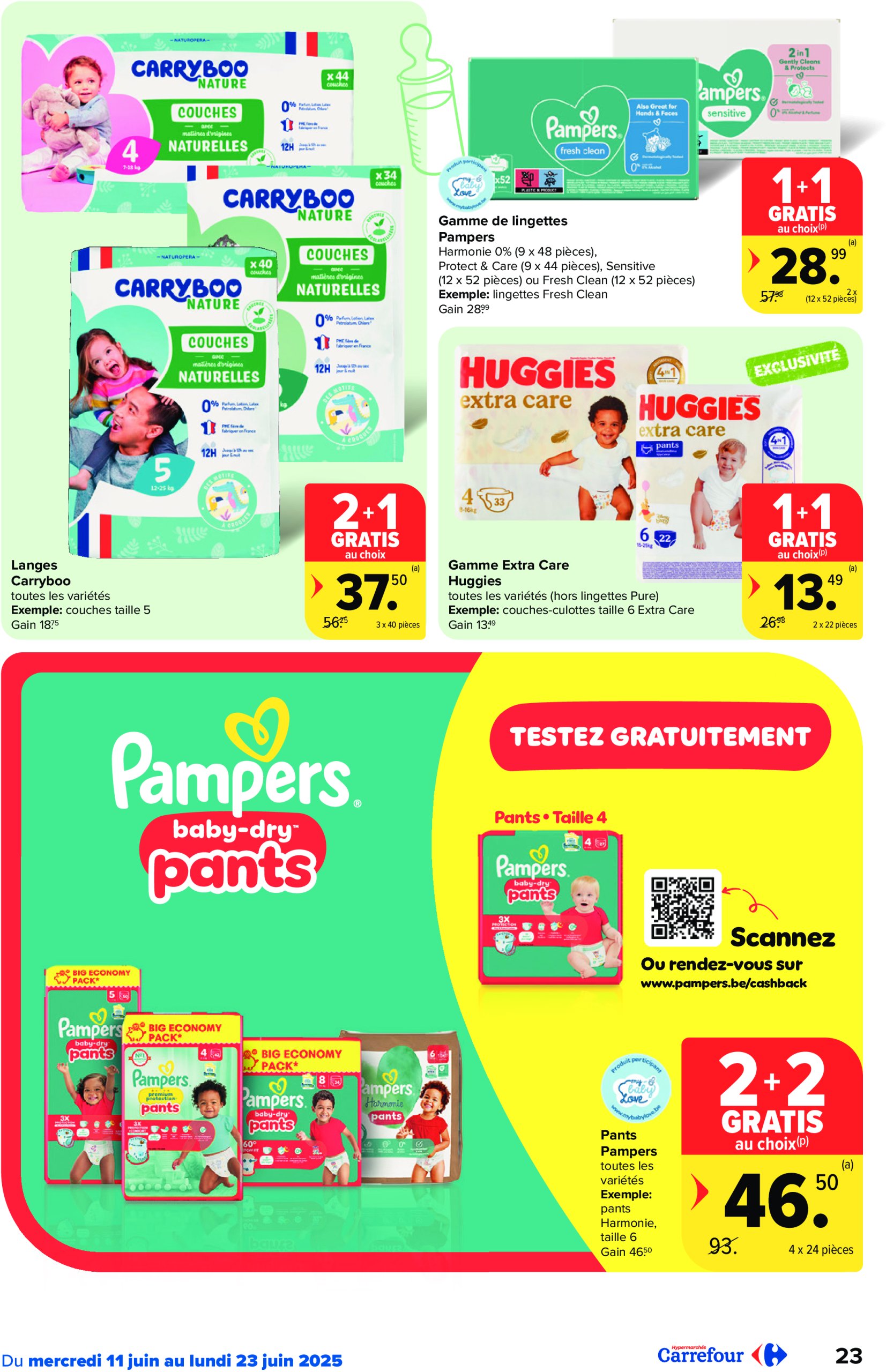 carrefour - Carrefour Hypermarchés folder geldig vanaf 11/06 - 23/06 - page: 23 carrefour - Carrefour Hypermarchés folder geldig vanaf 11/06 - 23/06 - page: 23