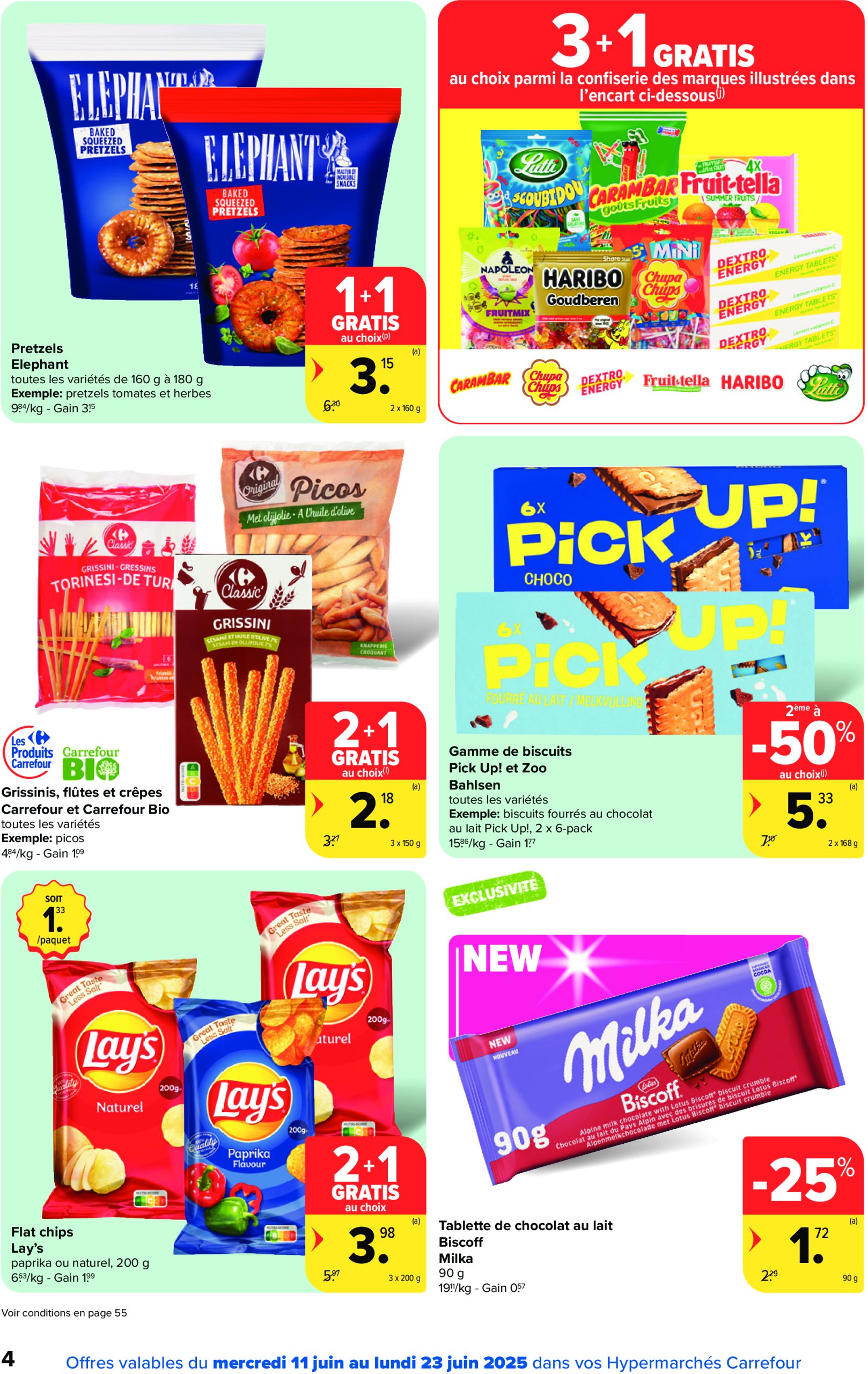 carrefour - Carrefour Hypermarchés folder geldig vanaf 11/06 - 23/06 - page: 4 carrefour - Carrefour Hypermarchés folder geldig vanaf 11/06 - 23/06 - page: 4