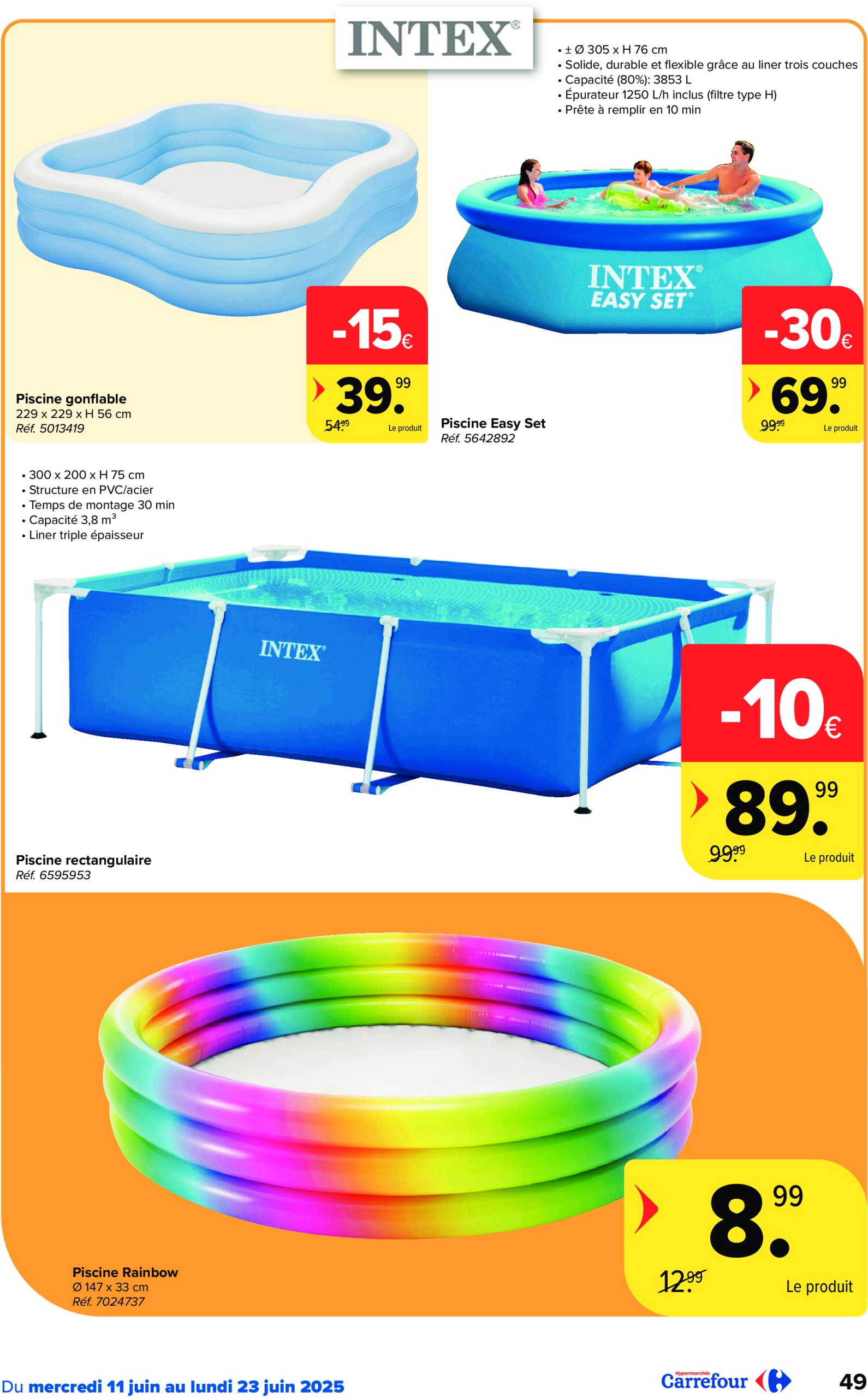carrefour - Carrefour Hypermarchés folder geldig vanaf 11/06 - 23/06 - page: 49 carrefour - Carrefour Hypermarchés folder geldig vanaf 11/06 - 23/06 - page: 49