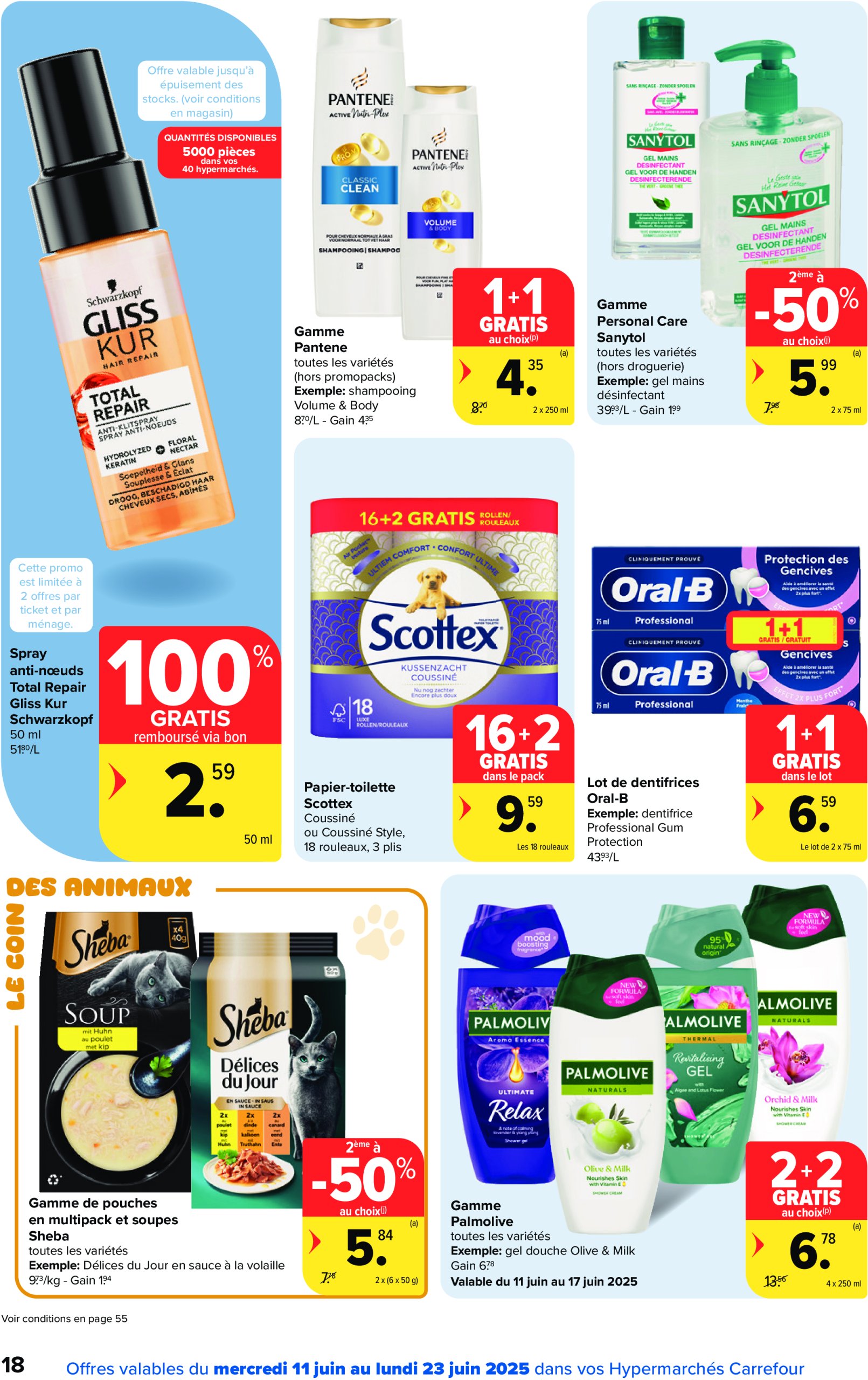 carrefour - Carrefour Hypermarchés folder geldig vanaf 11/06 - 23/06 - page: 18 carrefour - Carrefour Hypermarchés folder geldig vanaf 11/06 - 23/06 - page: 18