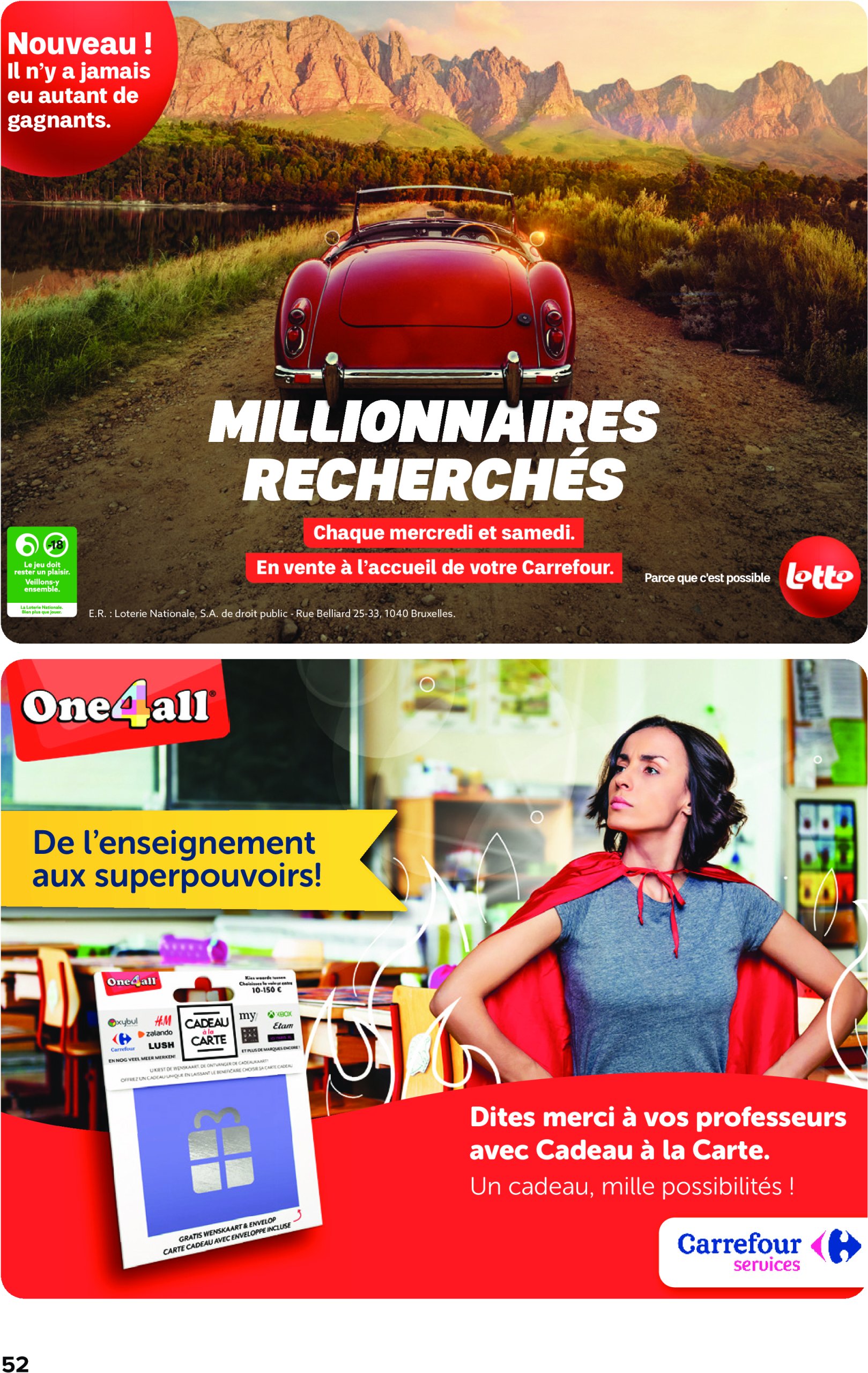 carrefour - Carrefour Hypermarchés folder geldig vanaf 11/06 - 23/06 - page: 52 carrefour - Carrefour Hypermarchés folder geldig vanaf 11/06 - 23/06 - page: 52