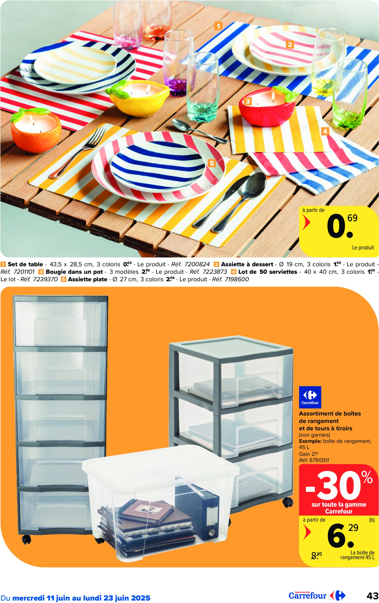 carrefour - Carrefour Hypermarchés folder geldig vanaf 11/06 - 23/06 - page: 43 carrefour - Carrefour Hypermarchés folder geldig vanaf 11/06 - 23/06 - page: 43
