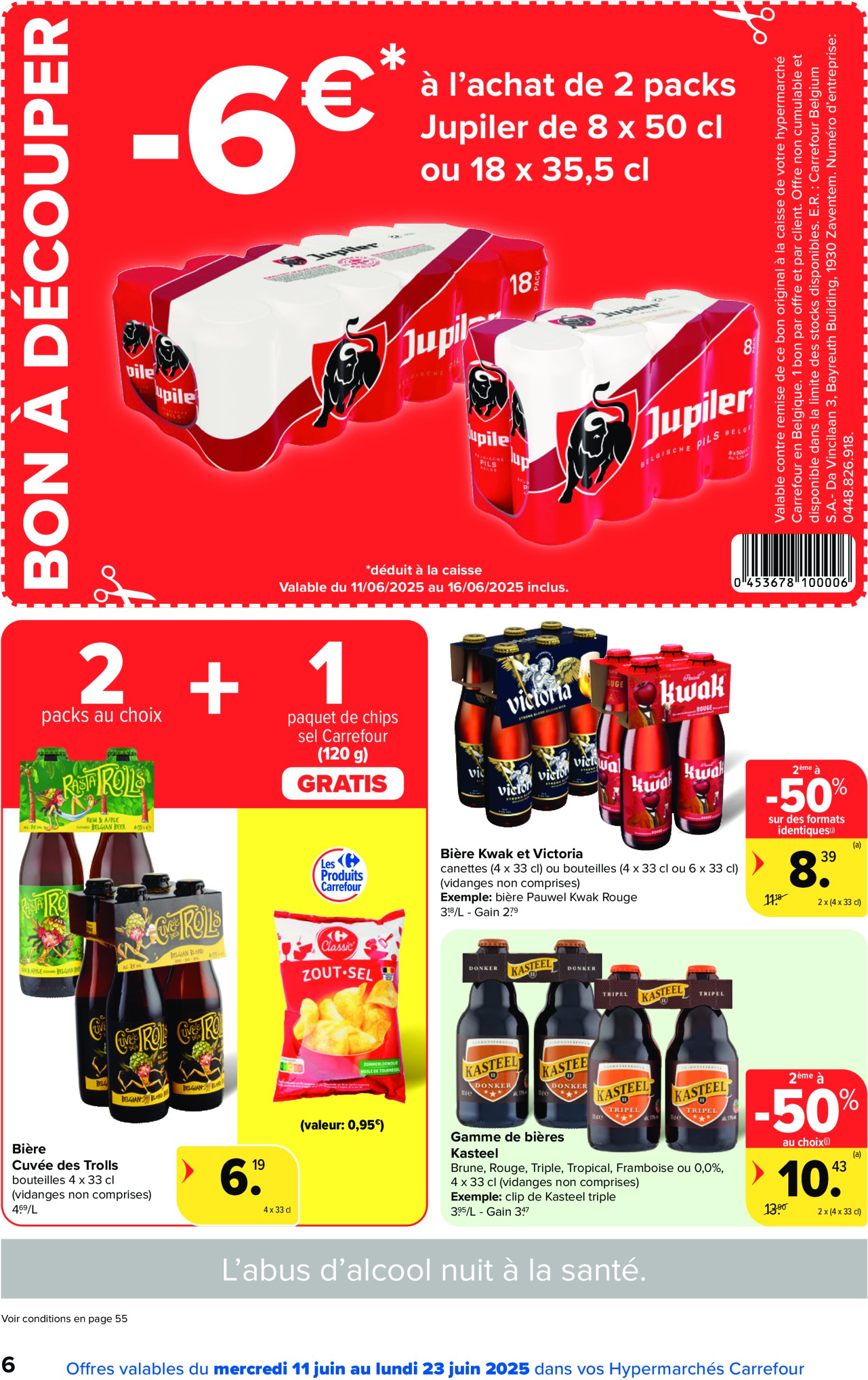 carrefour - Carrefour Hypermarchés folder geldig vanaf 11/06 - 23/06 - page: 6 carrefour - Carrefour Hypermarchés folder geldig vanaf 11/06 - 23/06 - page: 6