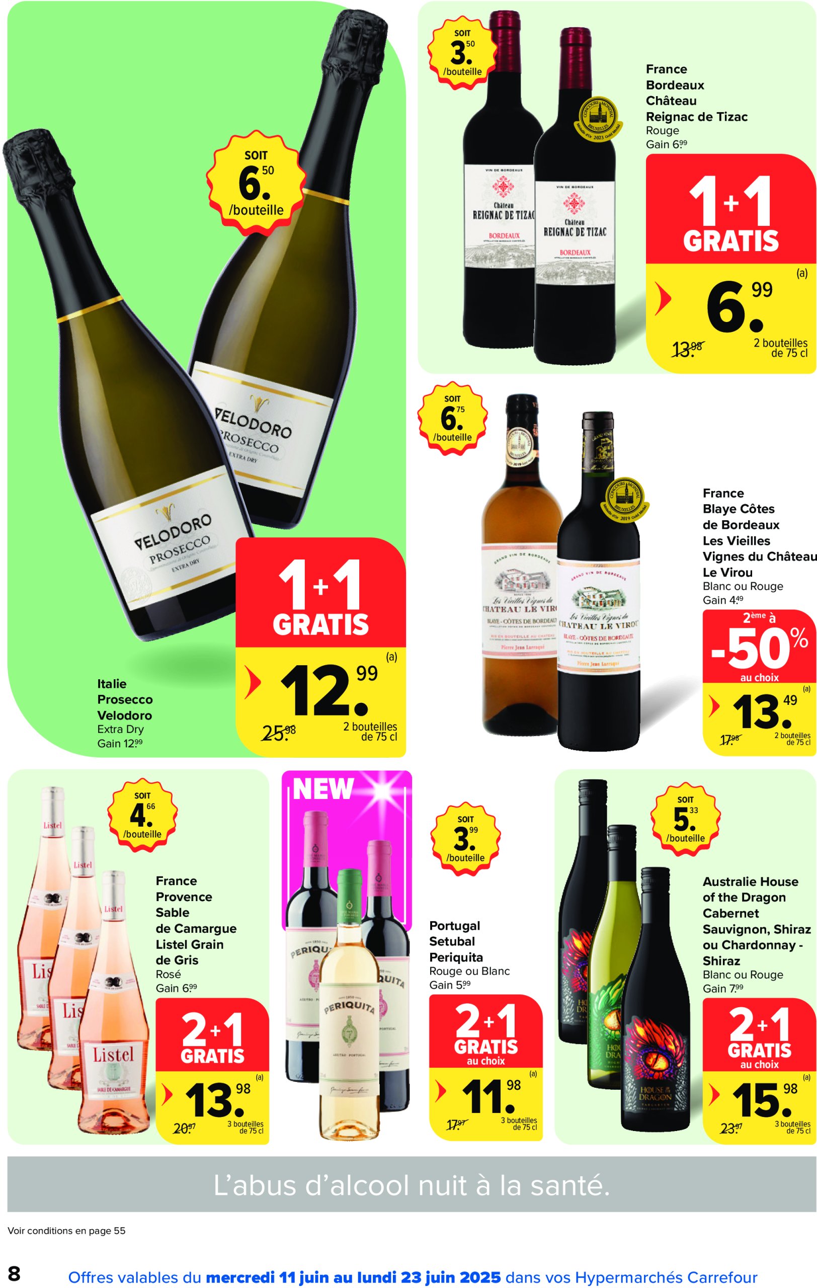 carrefour - Carrefour Hypermarchés folder geldig vanaf 11/06 - 23/06 - page: 8 carrefour - Carrefour Hypermarchés folder geldig vanaf 11/06 - 23/06 - page: 8