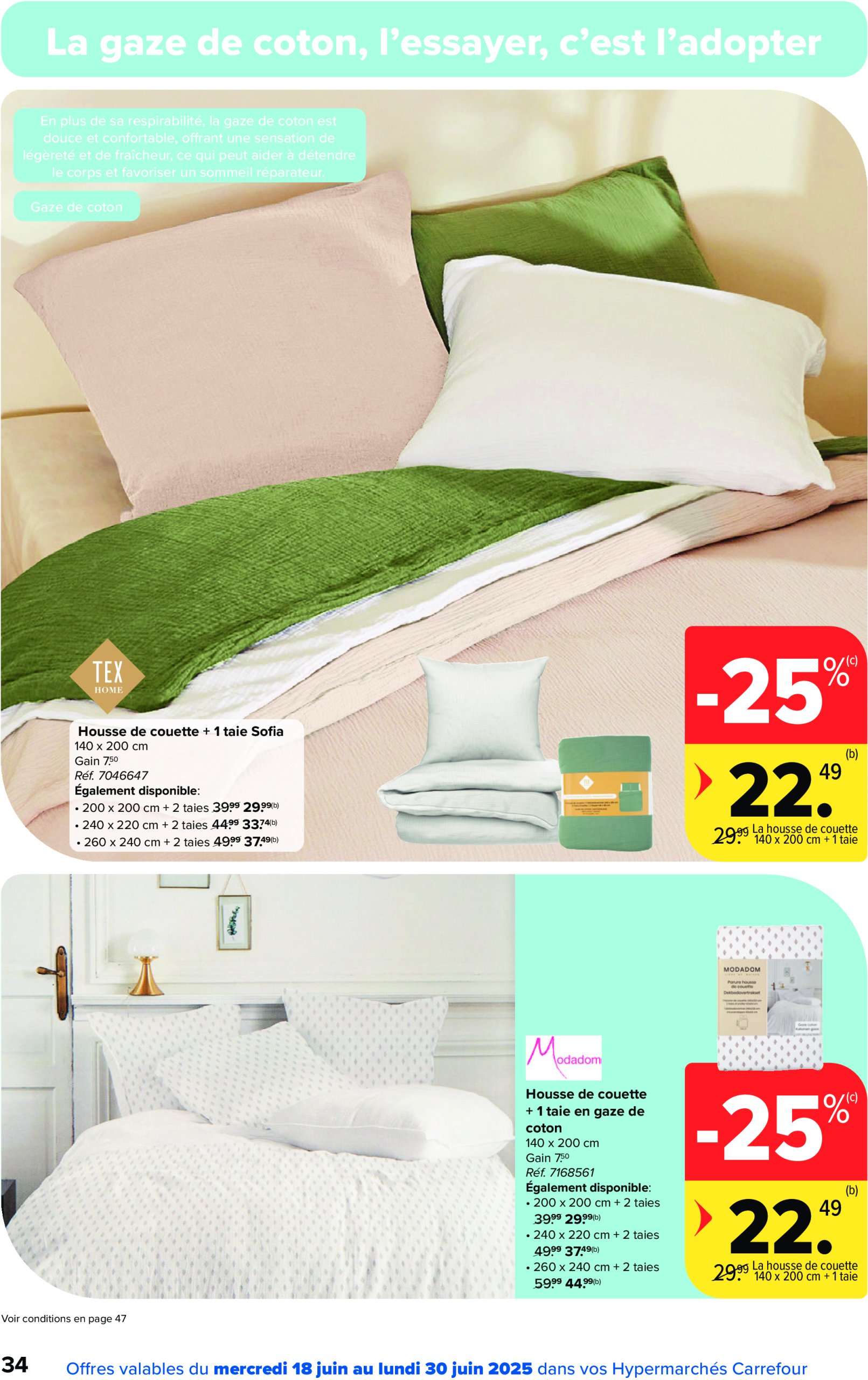 carrefour - Carrefour Hypermarchés folder geldig vanaf 18/06 - 30/06 - page: 34 carrefour - Carrefour Hypermarchés folder geldig vanaf 18/06 - 30/06 - page: 34