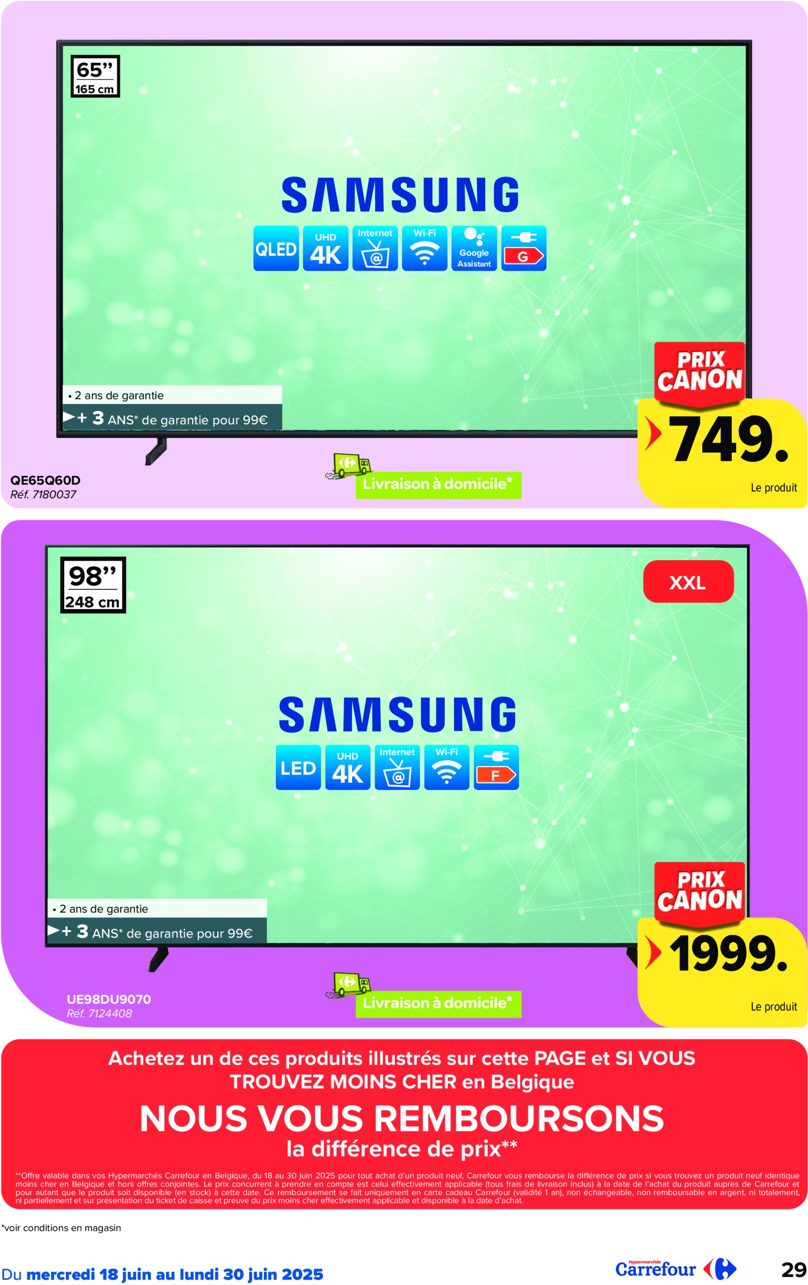 carrefour - Carrefour Hypermarchés folder geldig vanaf 18/06 - 30/06 - page: 29 carrefour - Carrefour Hypermarchés folder geldig vanaf 18/06 - 30/06 - page: 29