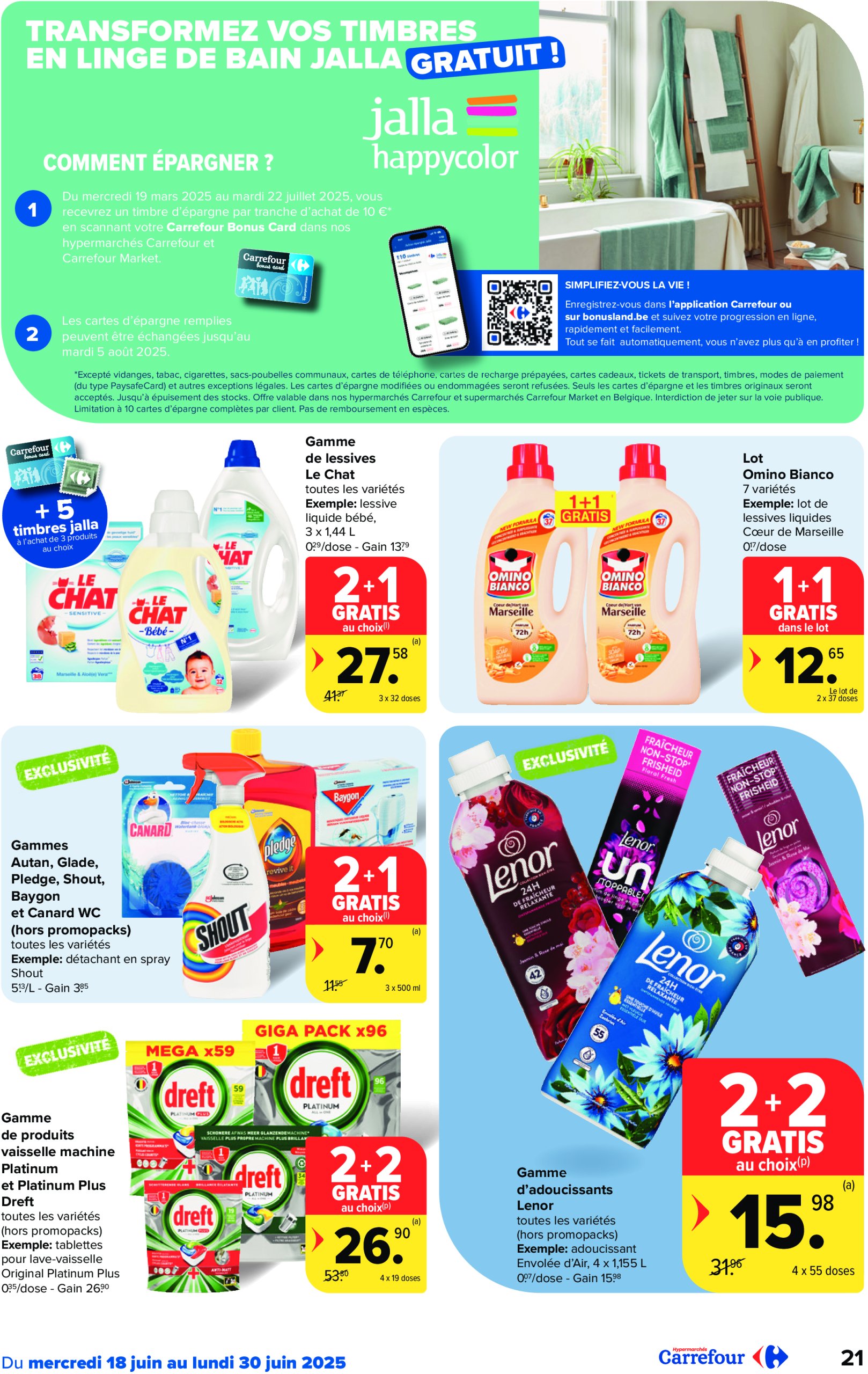 carrefour - Carrefour Hypermarchés folder geldig vanaf 18/06 - 30/06 - page: 21 carrefour - Carrefour Hypermarchés folder geldig vanaf 18/06 - 30/06 - page: 21