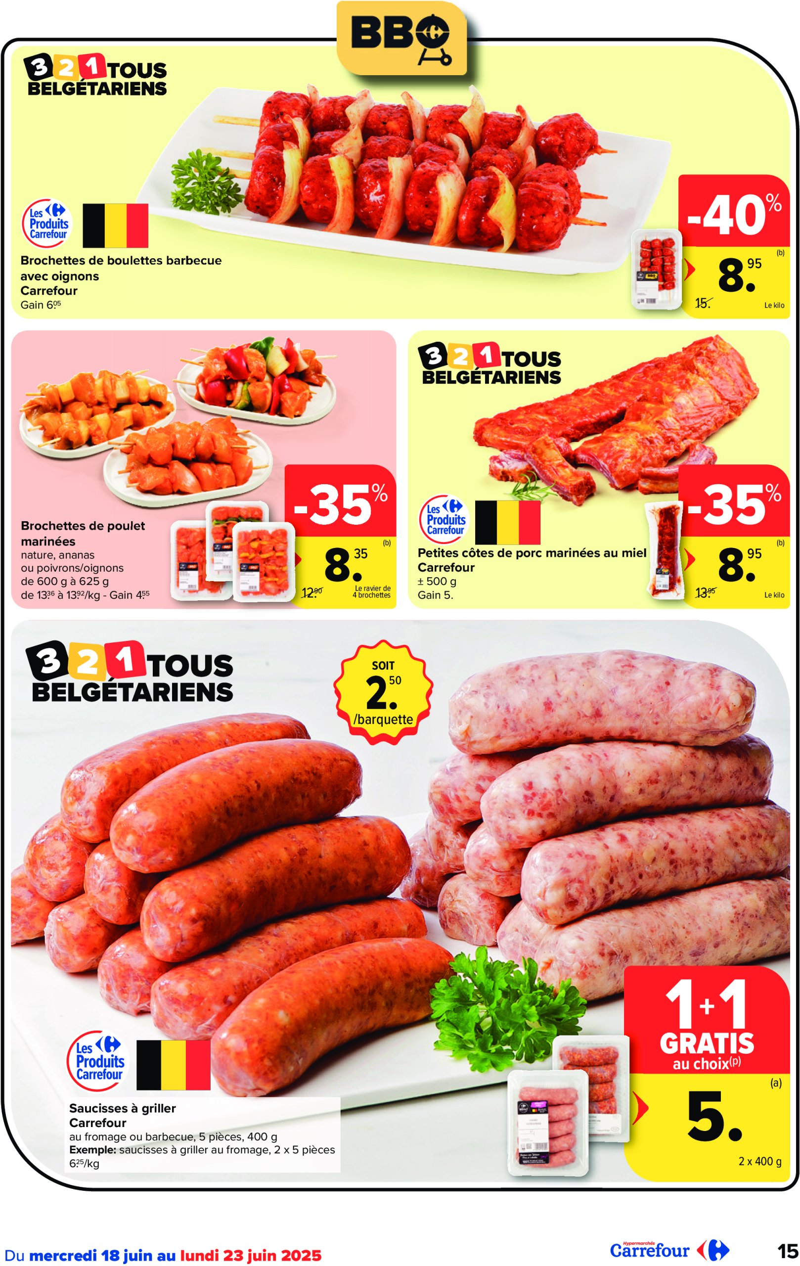 carrefour - Carrefour Hypermarchés folder geldig vanaf 18/06 - 30/06 - page: 15 carrefour - Carrefour Hypermarchés folder geldig vanaf 18/06 - 30/06 - page: 15