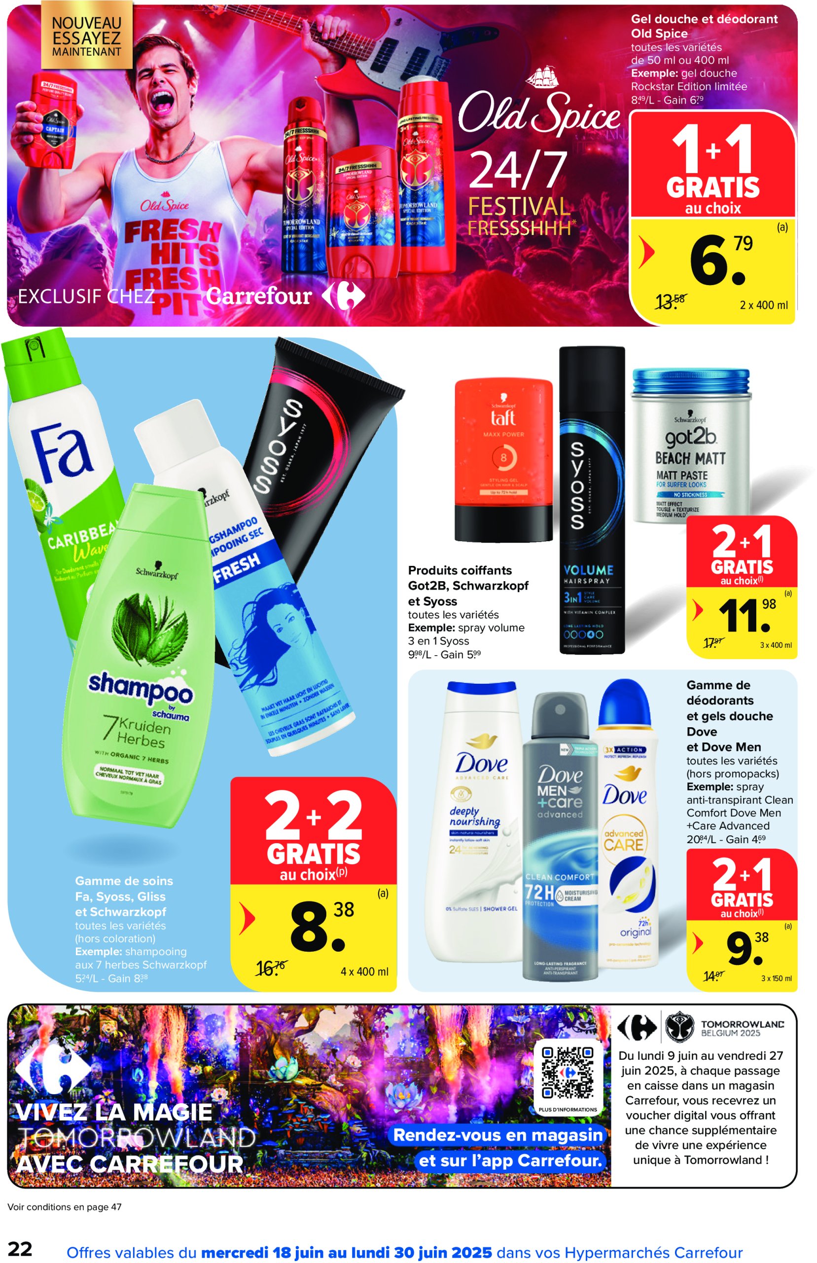 carrefour - Carrefour Hypermarchés folder geldig vanaf 18/06 - 30/06 - page: 22 carrefour - Carrefour Hypermarchés folder geldig vanaf 18/06 - 30/06 - page: 22